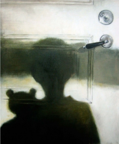 Interior with doorhandle Oil on canvas 60x50 cm 2007