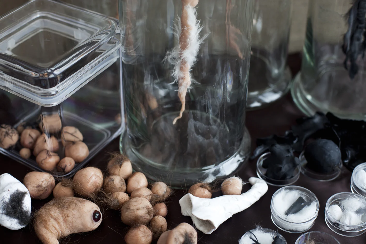 Display in Jars Installation, mixed media 2012-13