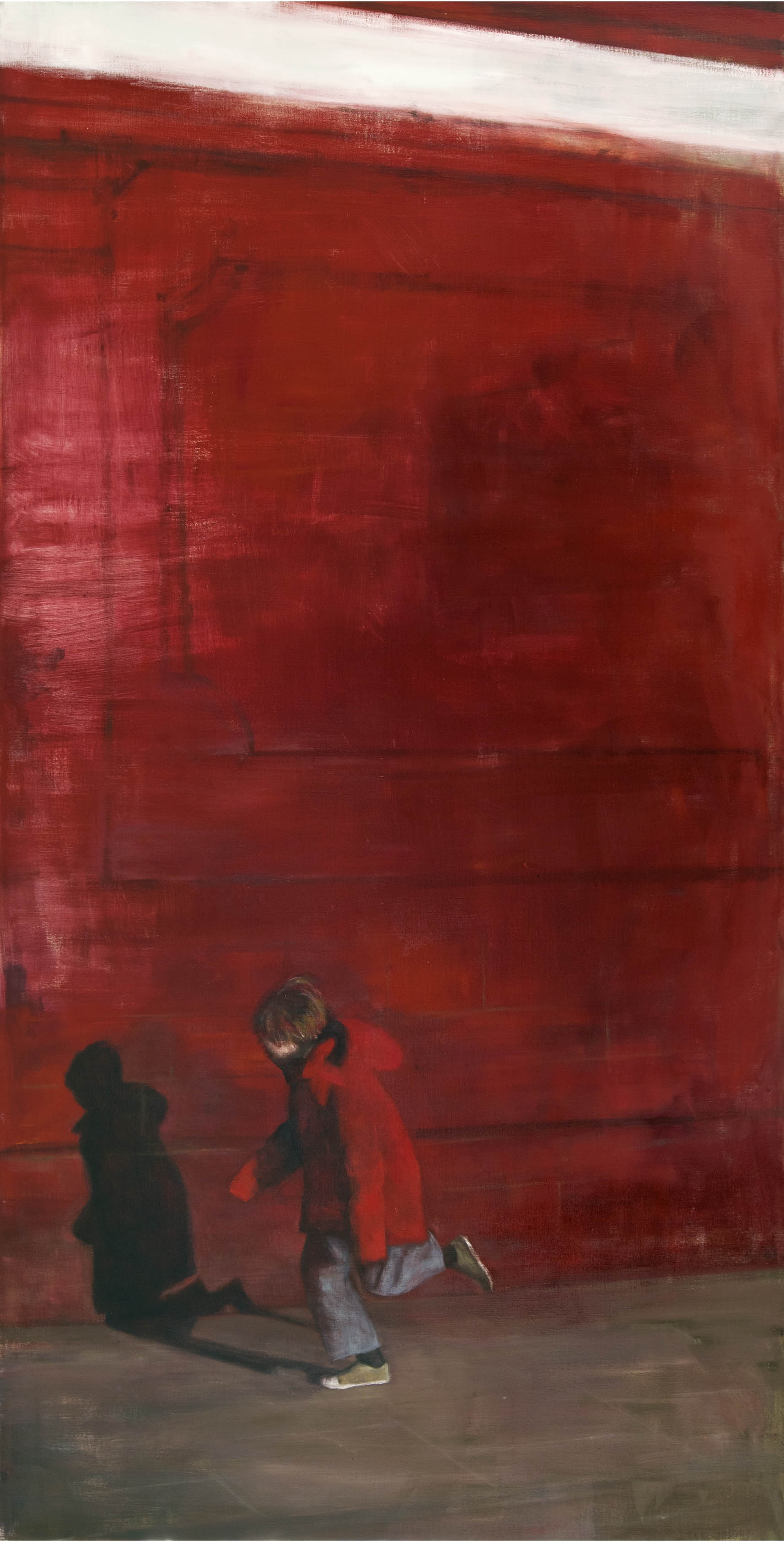   Exterior with boy  Oil on canvas 290x150 cm 2012 