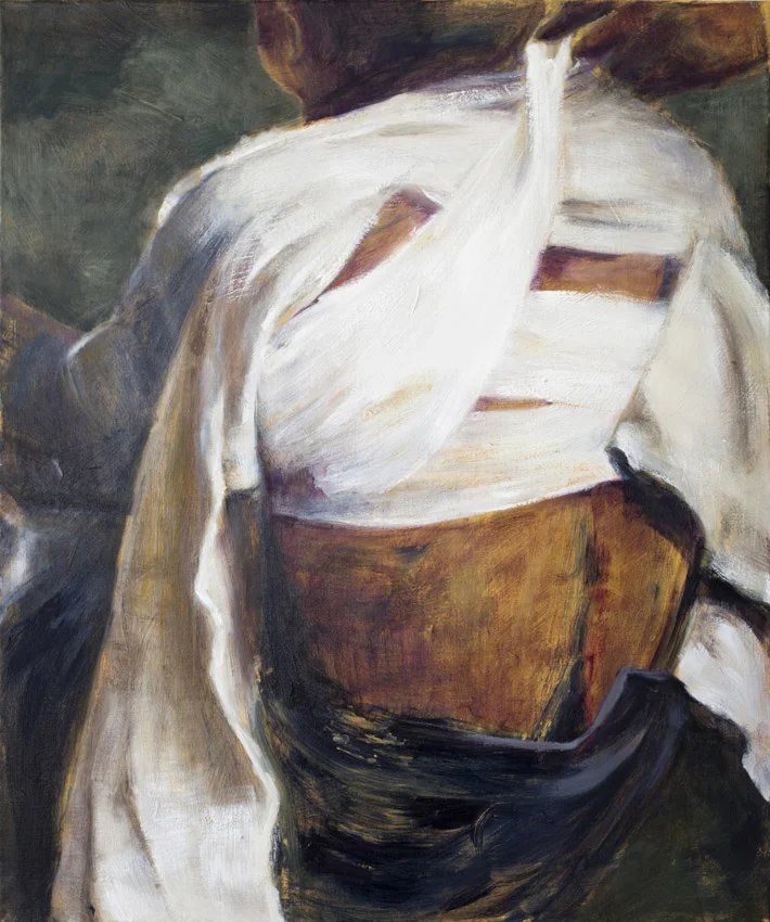 Sarjasta Välskärin (kertomattomat) kertomukset #24, sidottu Akryyli ja öljy kankaalle 54 x 65cm 2015