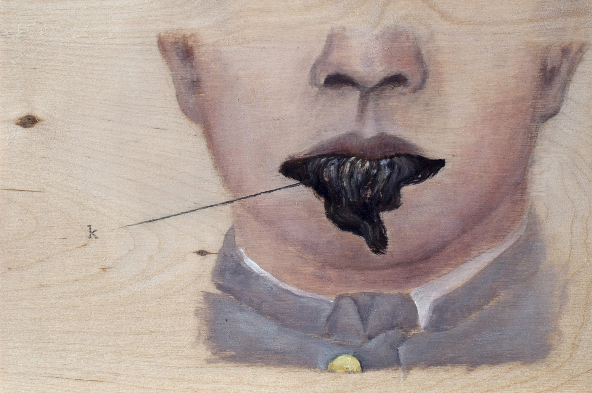 From the series Interiors #4 (k) 2018 oil on wood 20 x 30 cm