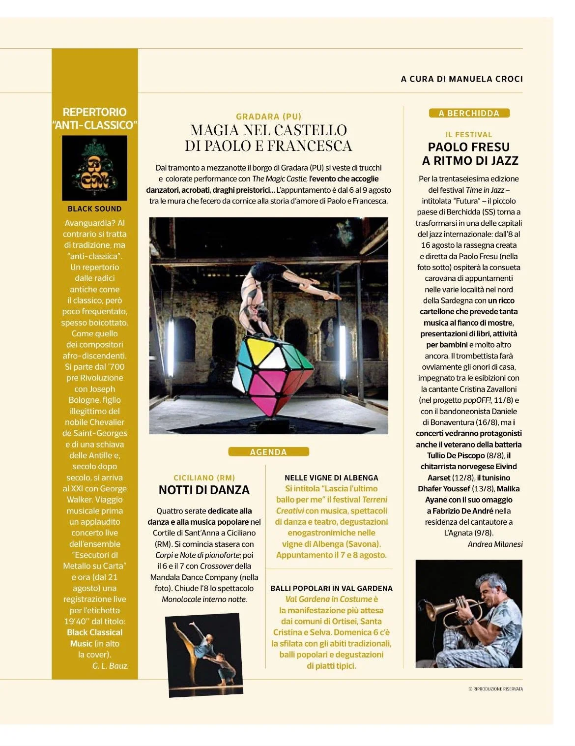 Black Classical Music on Sette by Il Corriere della Sera