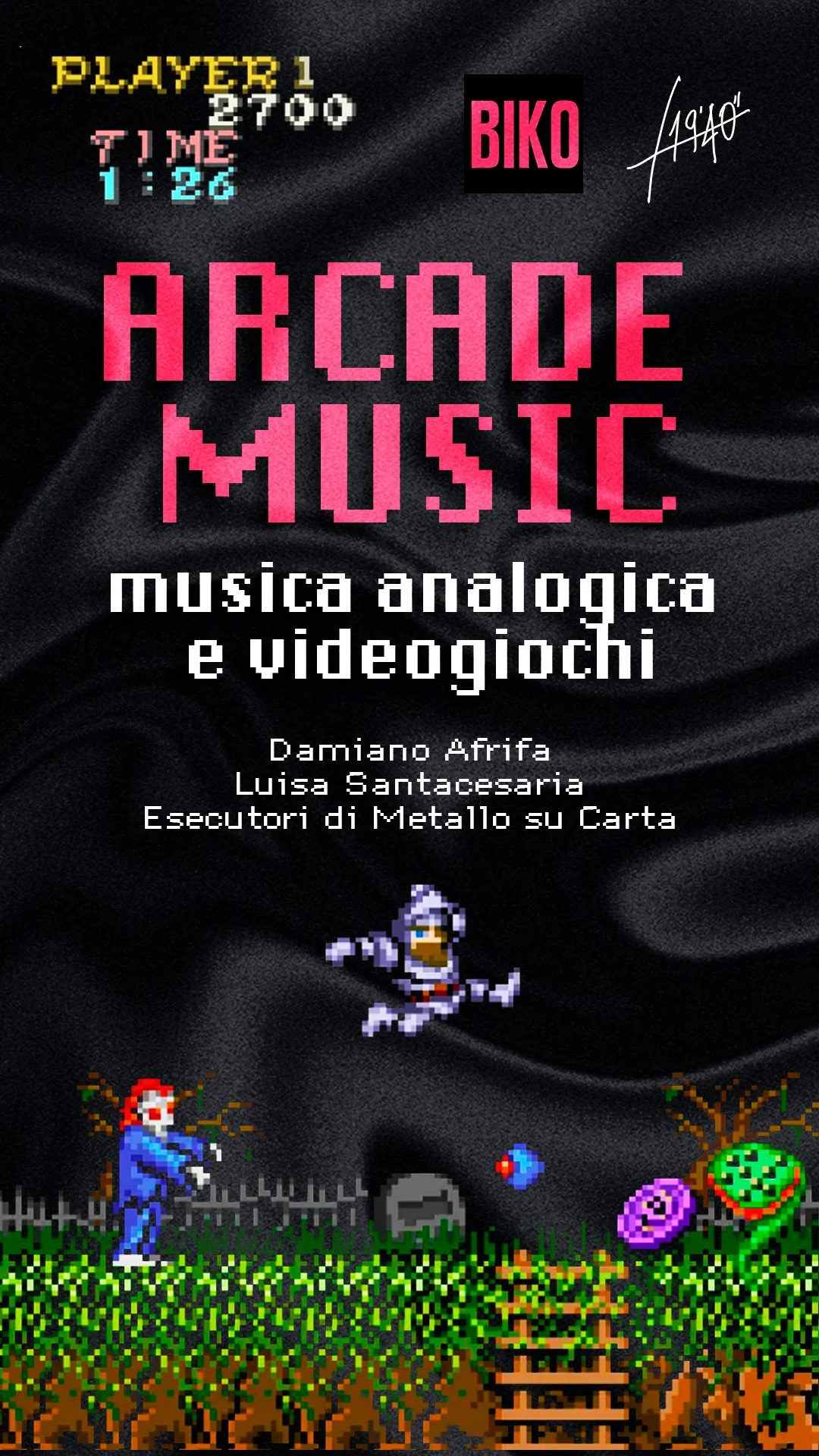 ARCADE MUSIC: Musica, retro-gaming e sintetizzatori a BIKO