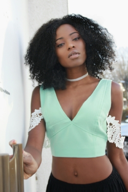 Angels Descend Crop Top