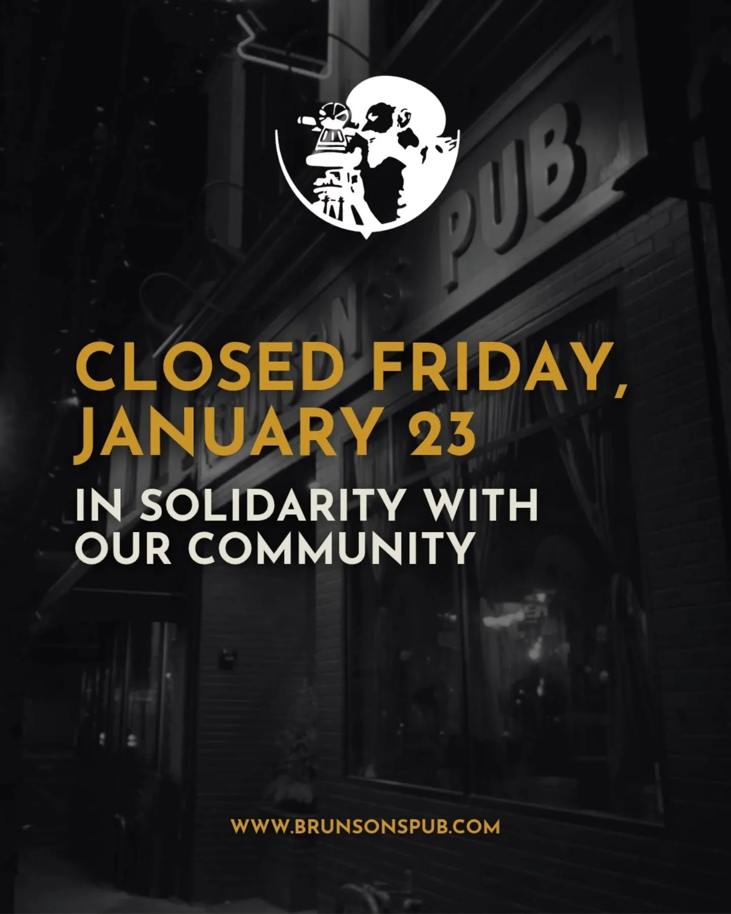 After conversations with our team, we&rsquo;ve decided to close this Friday, January 23, in support of our East Side community.

This neighborhood is built on people looking out for one another, and that matters to us. We&rsquo;re standing with our n