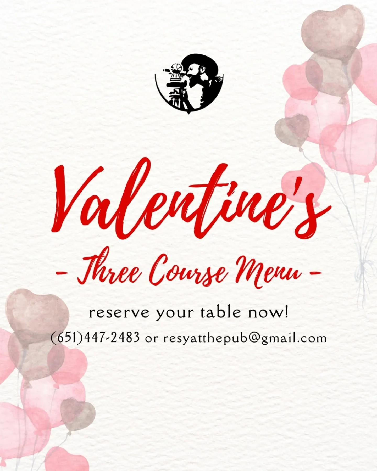 Valentine&rsquo;s Day plans, handled. 💘

Chef Torrance is putting together a three-course dinner built for a proper night out at the Pub. Thoughtful, indulgent, and meant to be enjoyed slowly.

❤️ First
Bull&rsquo;s blood &amp; cucumber ribbons with