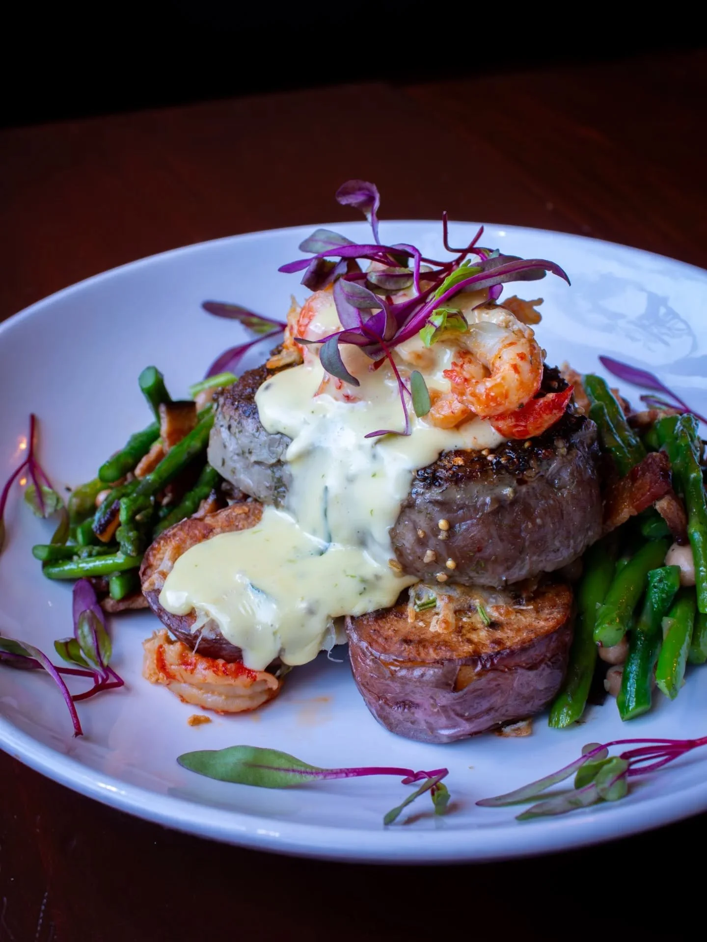 This is what Valentine&rsquo;s dinner at the Pub looks like. 💘

Chef Torrance&rsquo;s three-course menu is on the table, and yes&mdash;it tastes as good as it looks. Thoughtful plates, rich flavors, and a night that&rsquo;s meant to be enjoyed start