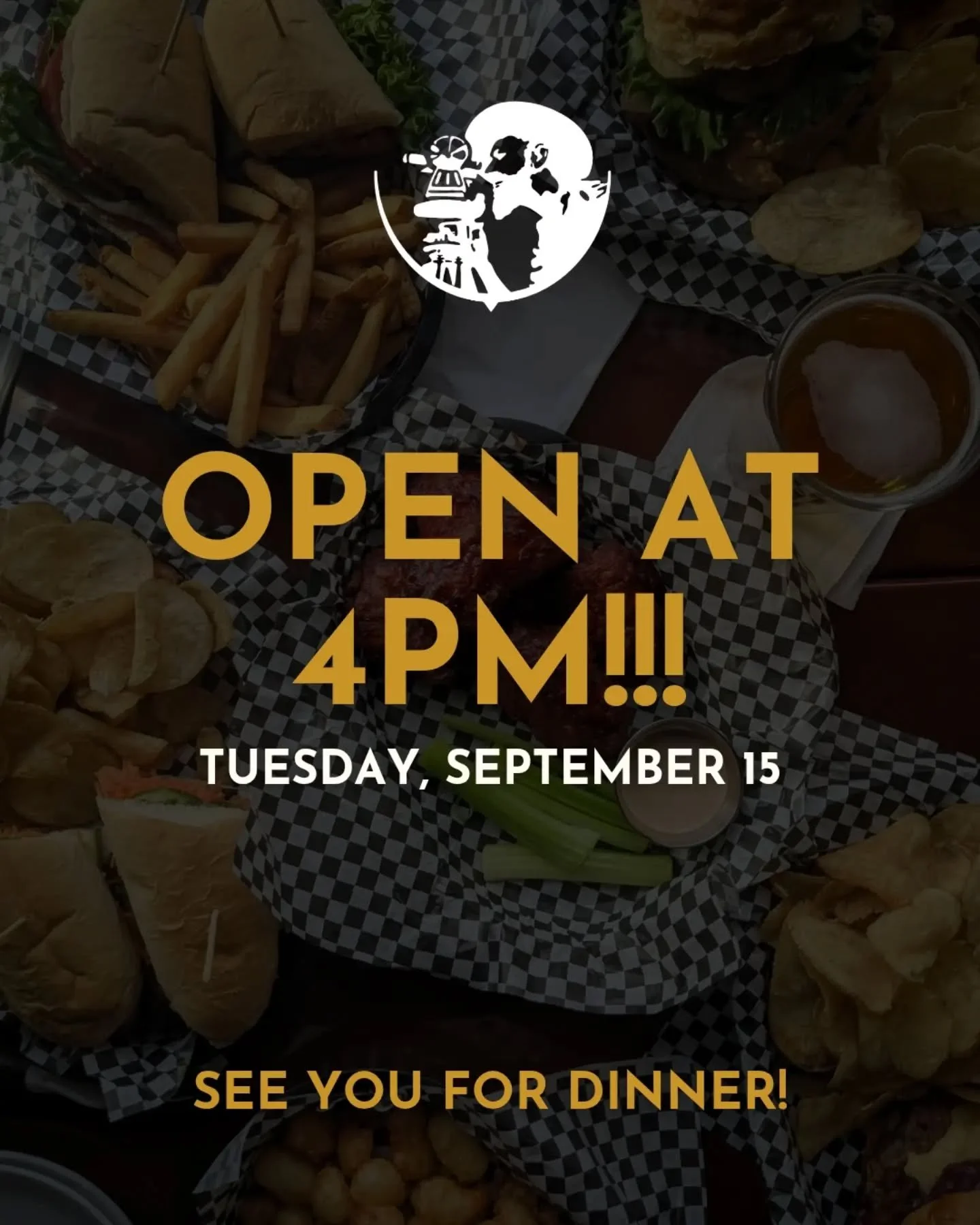 Great news from the Pub! We got everything up and running and will be back open at 4pm today. 🙌

Thanks for bearing with us. See you at the Pub! 🍻