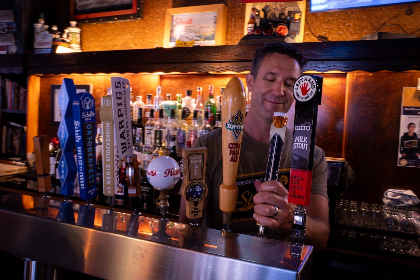 19 rotating taps. We&rsquo;re always pouring something for every taste, every season.