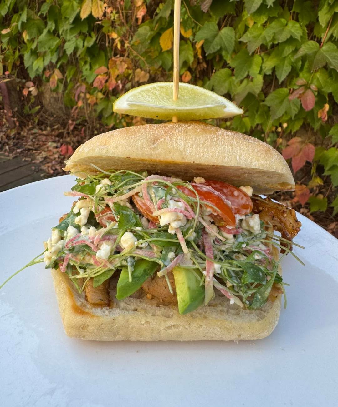 Special this week is a Chicken Torta 😋 smoky chicken thighs, cotija, avocado, micro cilantro, tomatoes, watermelon radish, cumin lime aioli, and hot sauce. $18 available 10/21-10/27 

We&rsquo;re can&rsquo;t get enough of the Creole Butter wings so 