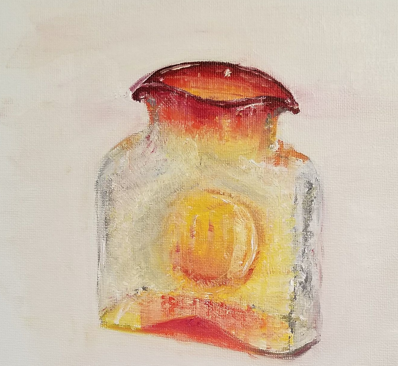 Vase; oil on canvas; 2017
