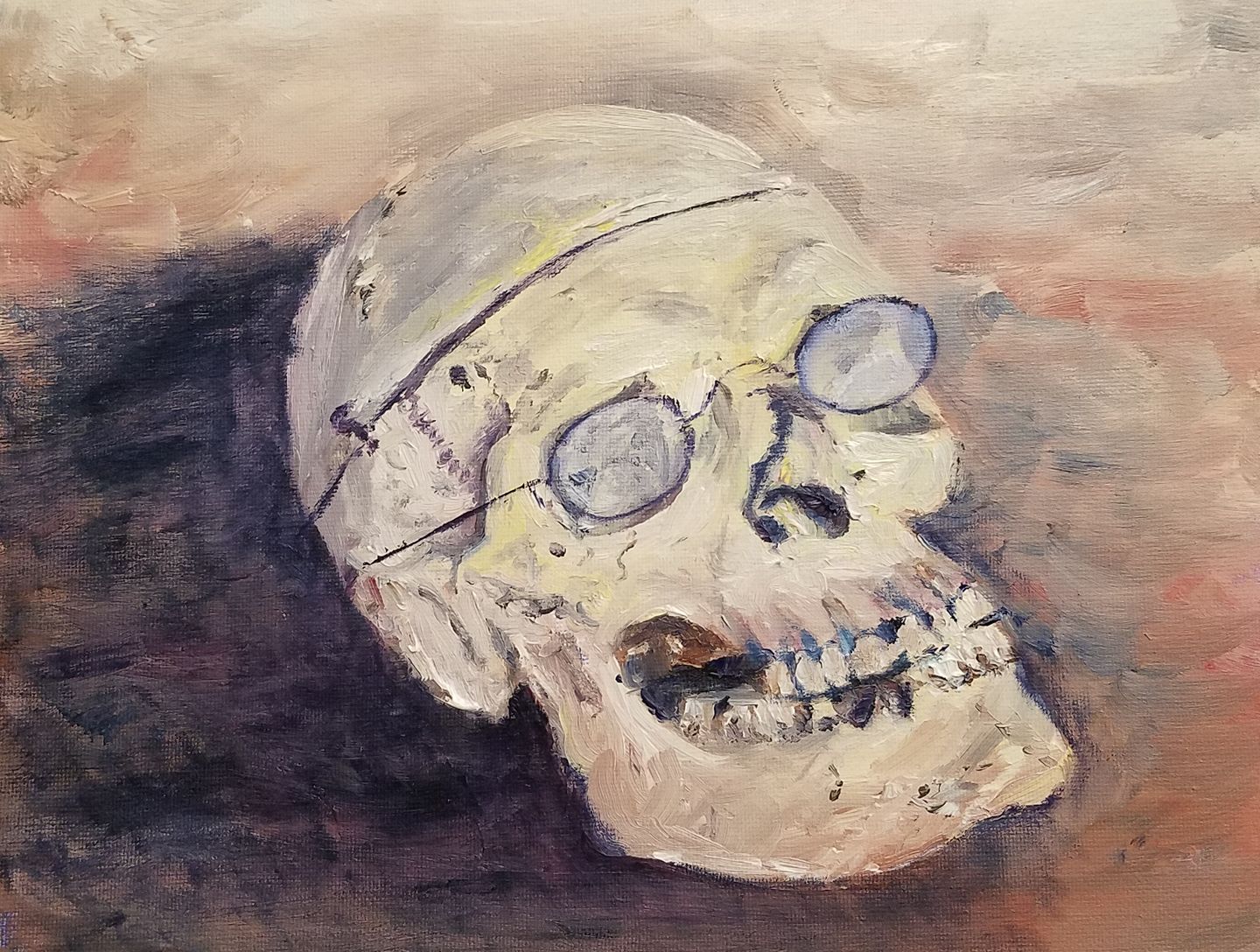 Skull; graphite; 2017