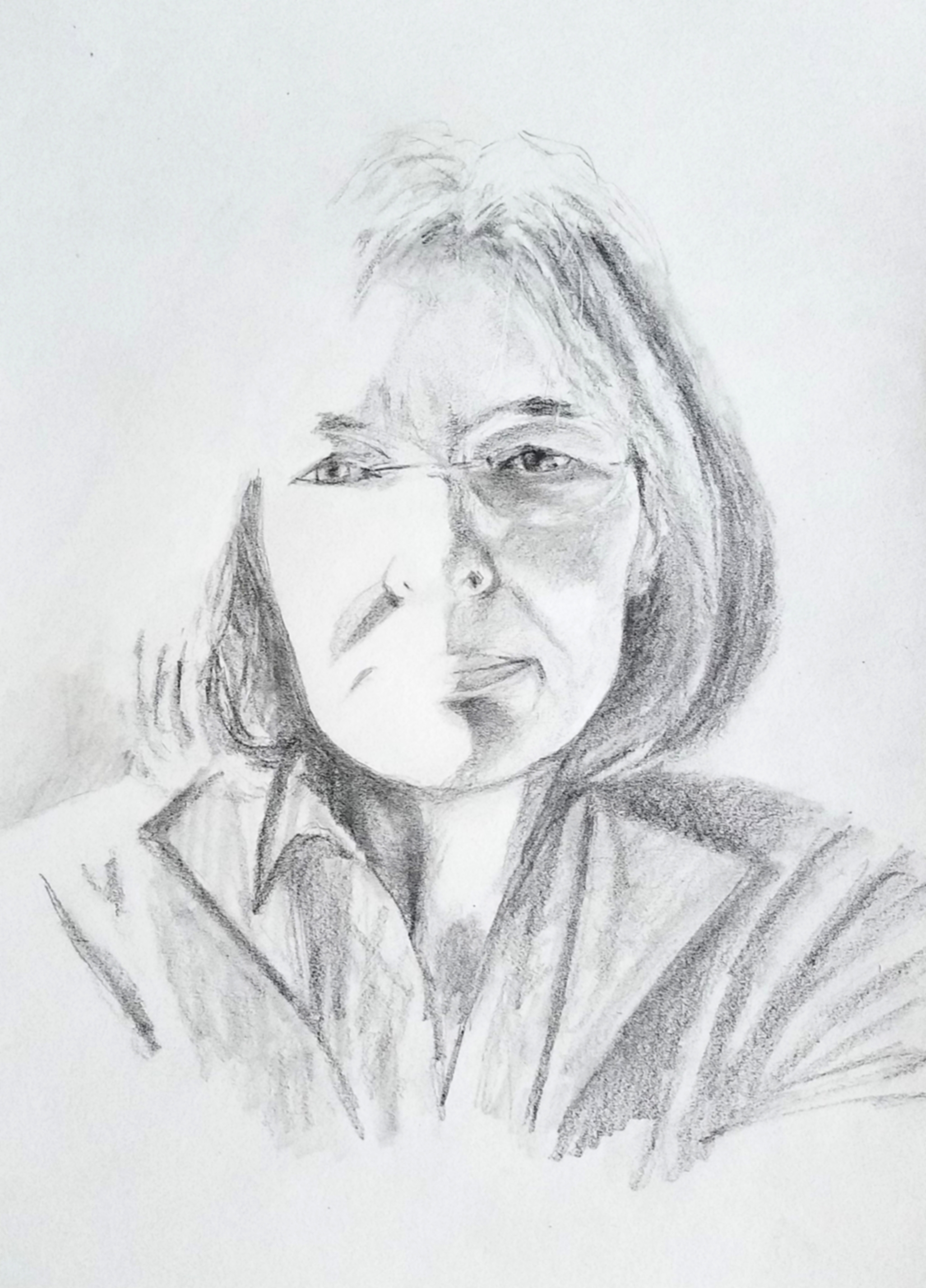 Self-portrait; graphite; 2017