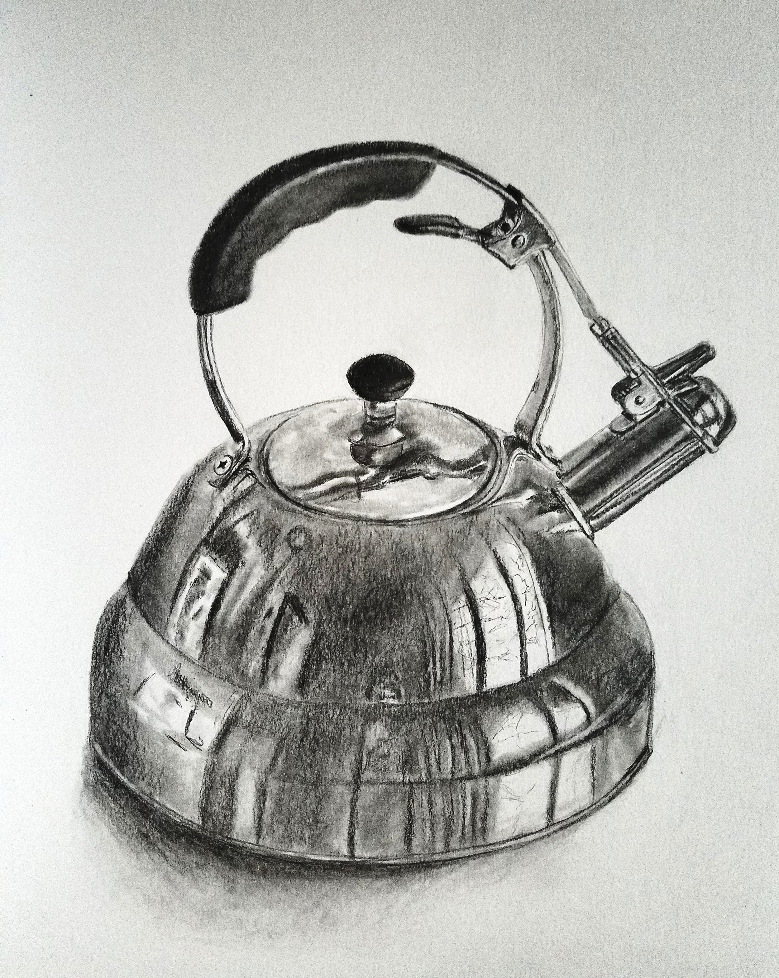 Tea Kettle; graphite; 2018