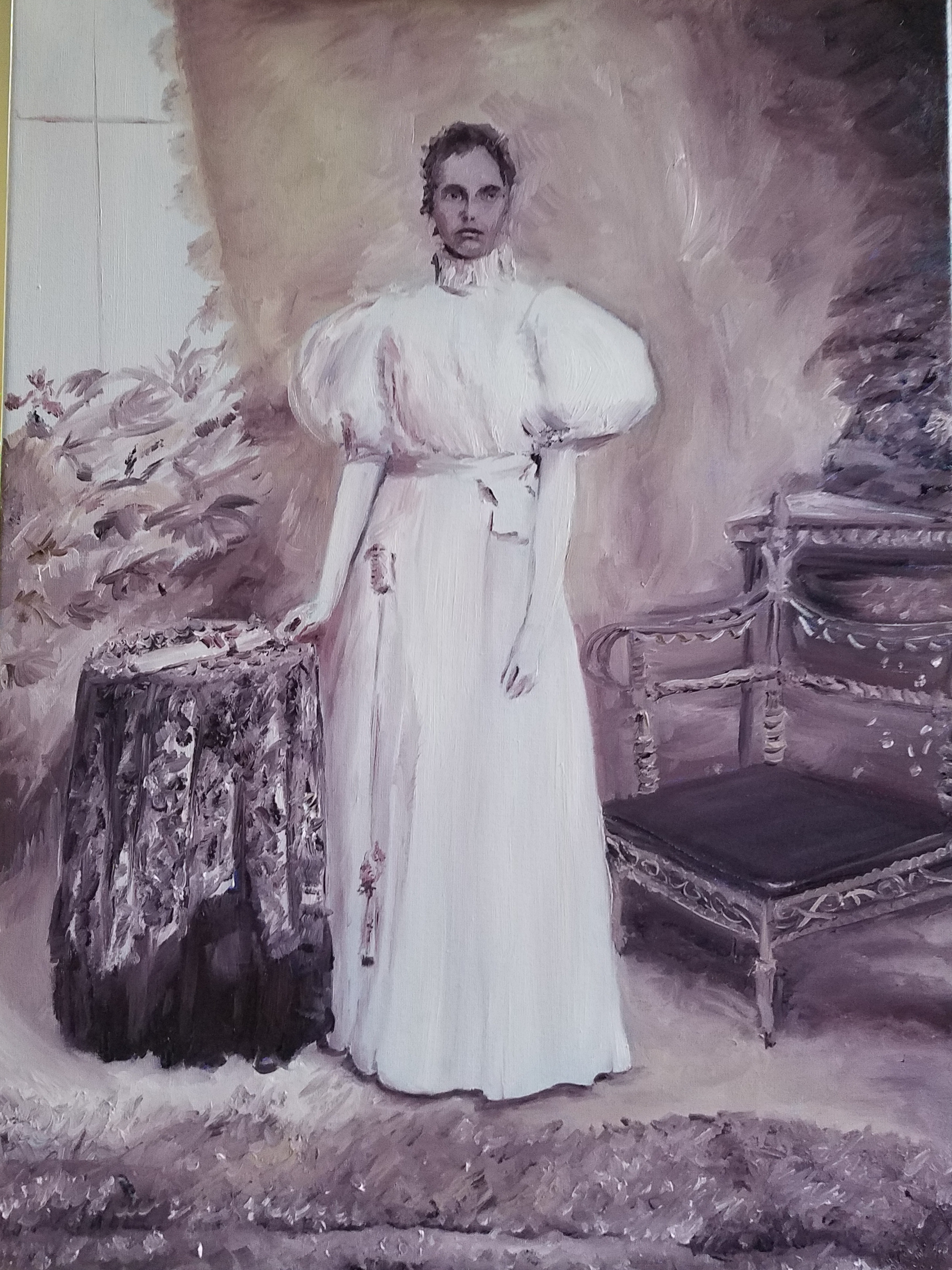 Victorian Grandmother; oil on linen; 2018