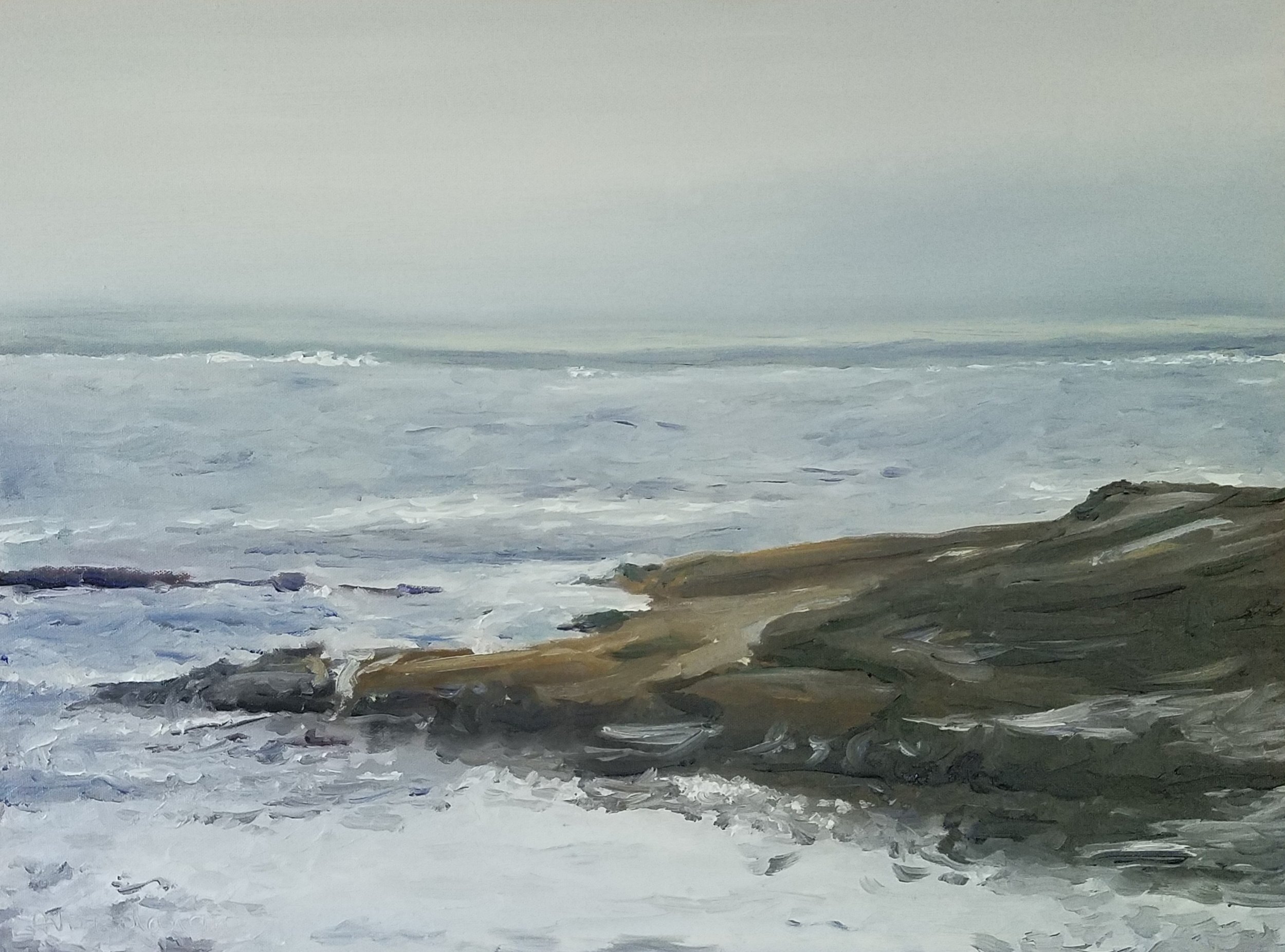 Pemaquid Point, Maine 1; oil on canvas; 2018