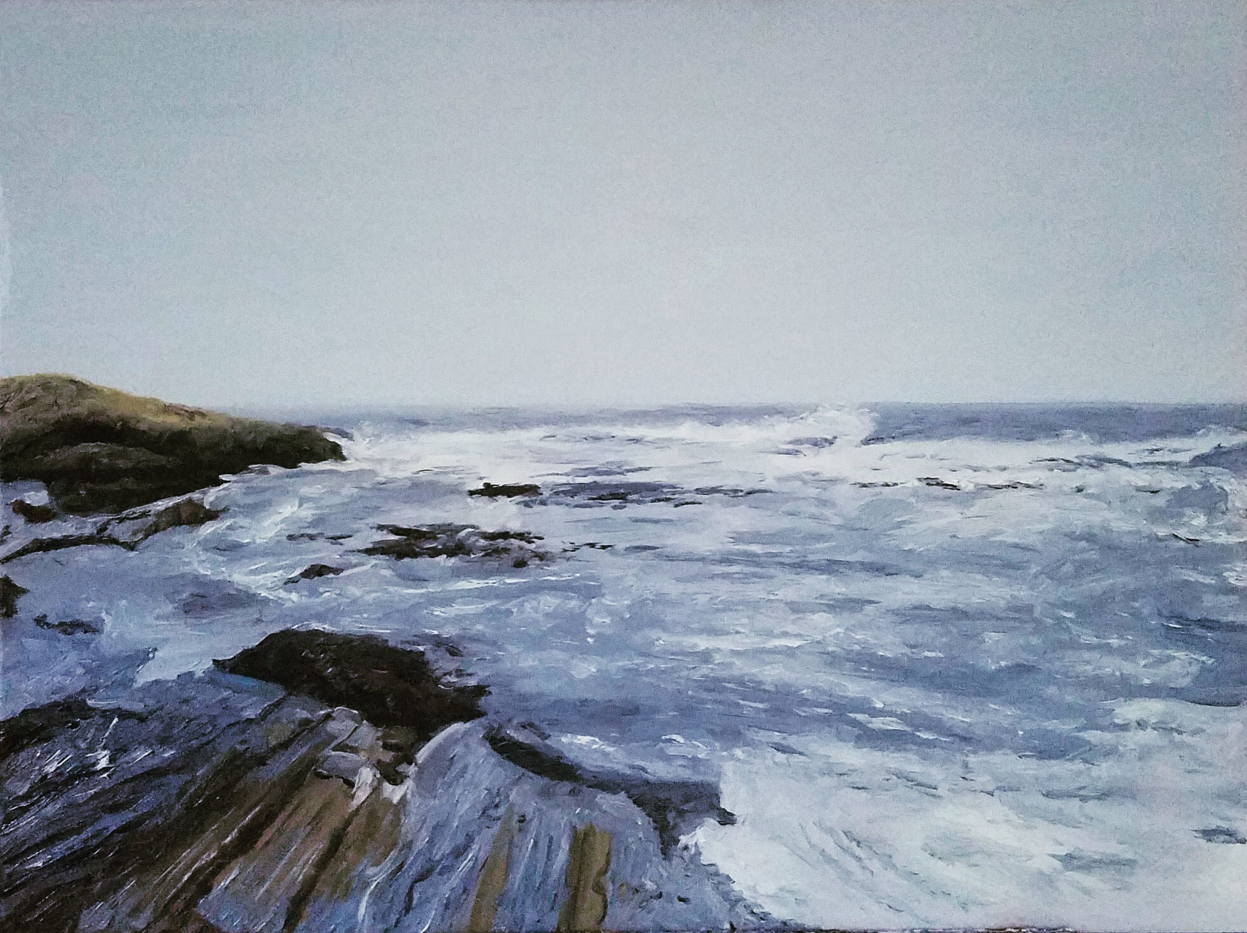 Pemaquid Point 3; oil on canvas; 2018