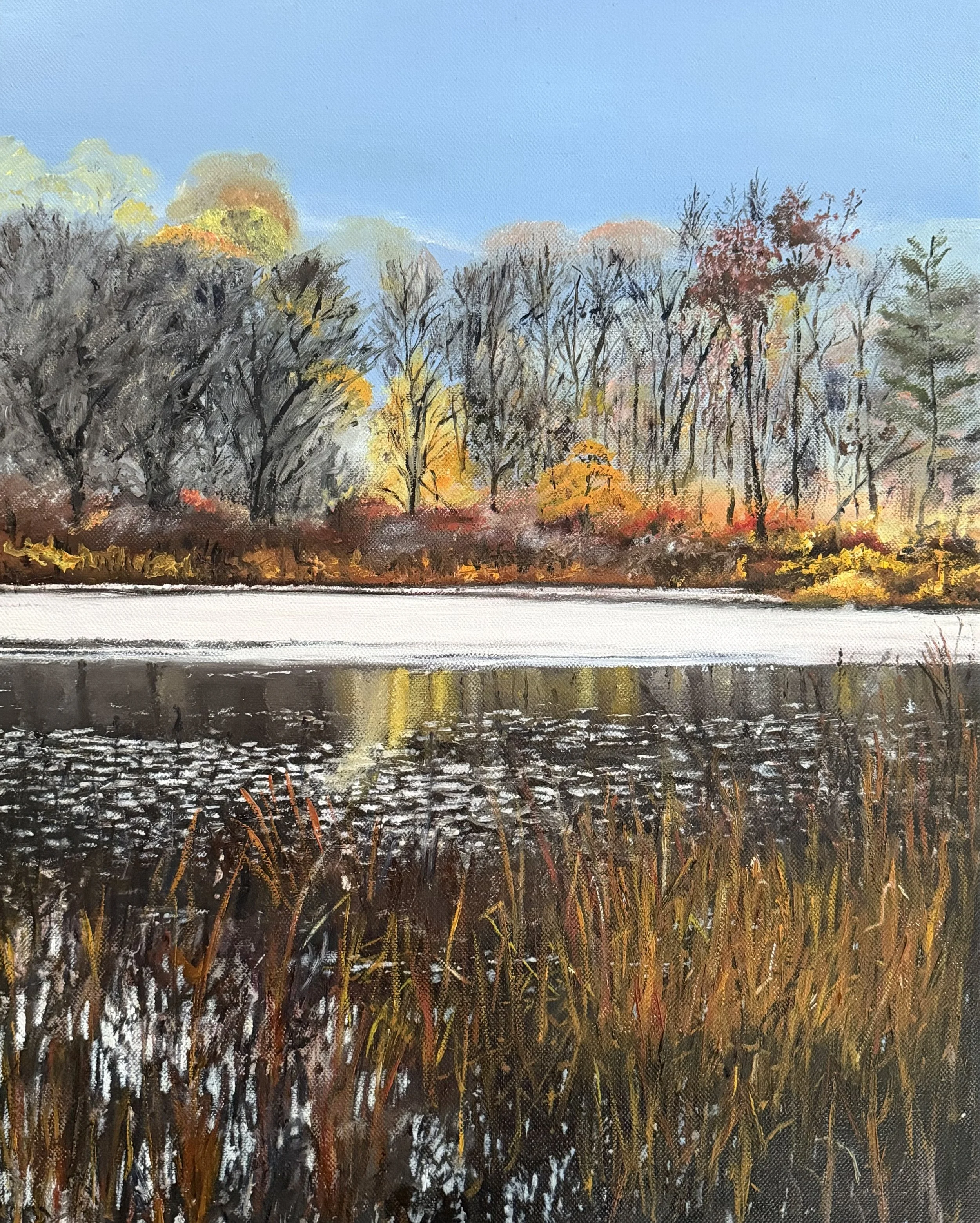 Autumn in Litchfield; reference photo by Cheryl Patterson; 2025
