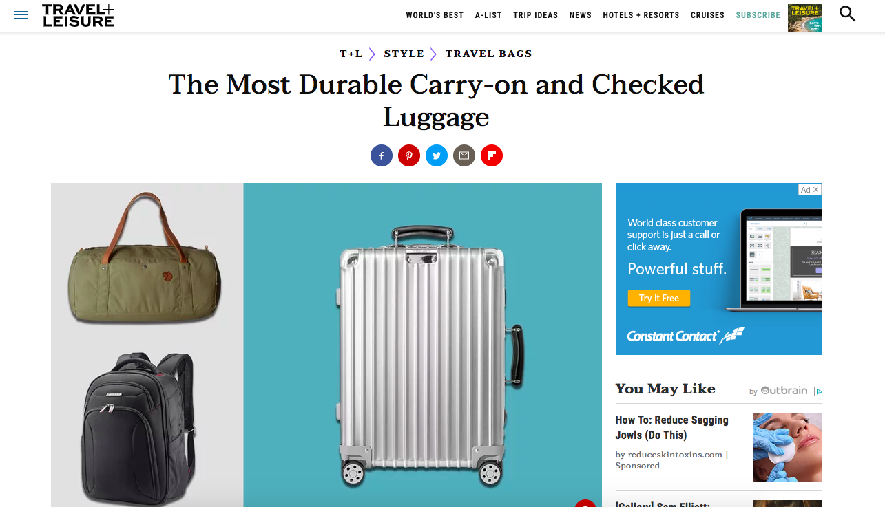 Boundary in Travel + Leisure