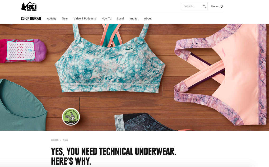 SAXX on REI Blog!