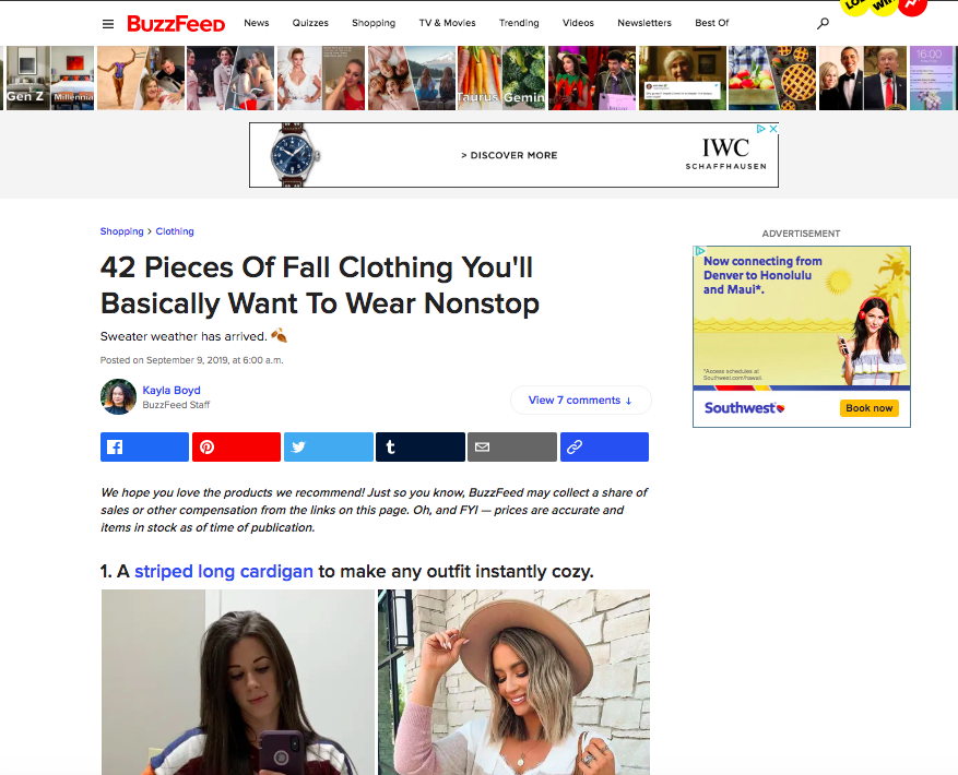 DUER Joggers on BuzzFeed!
