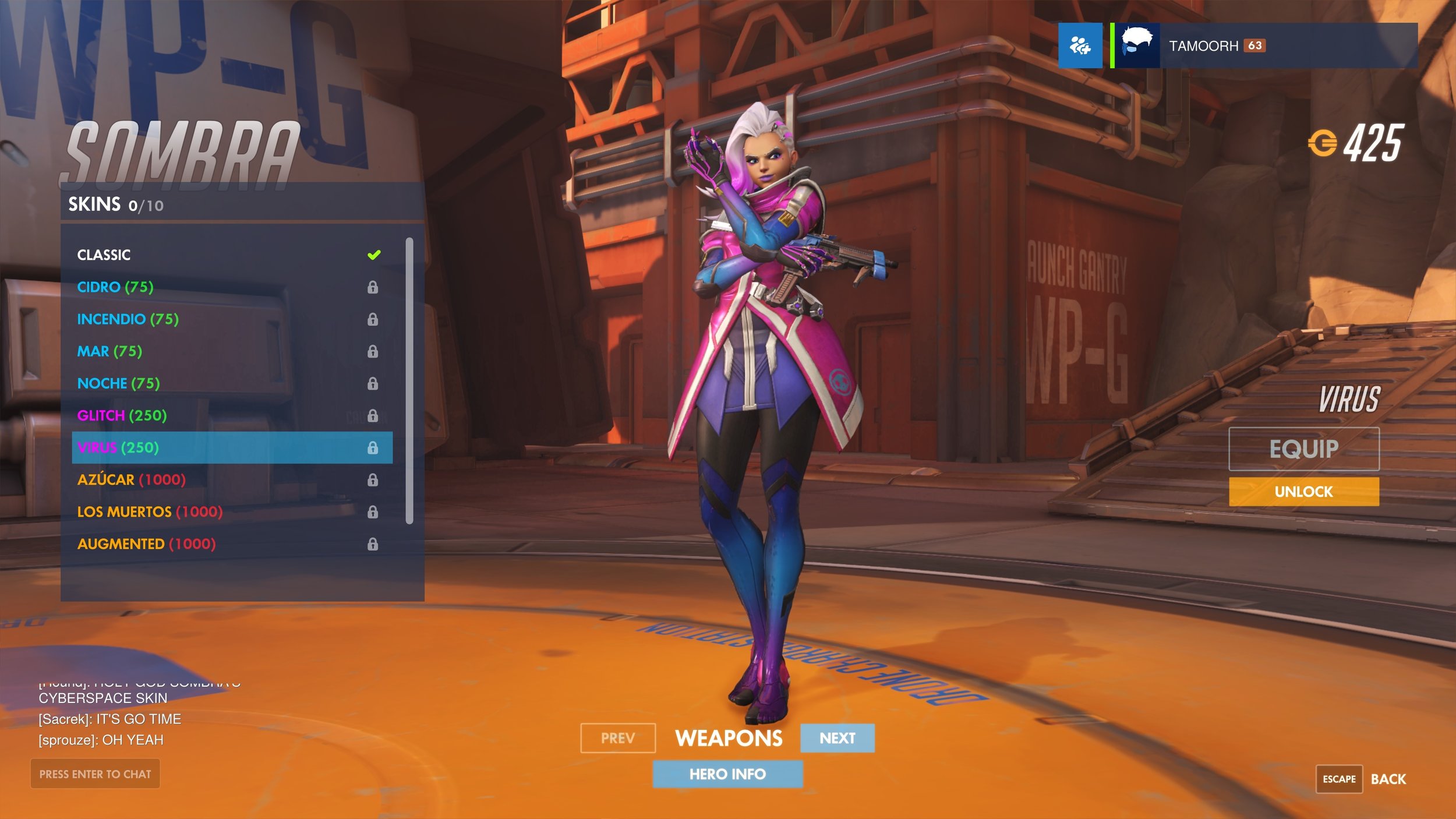 Sombra Virus Skin
