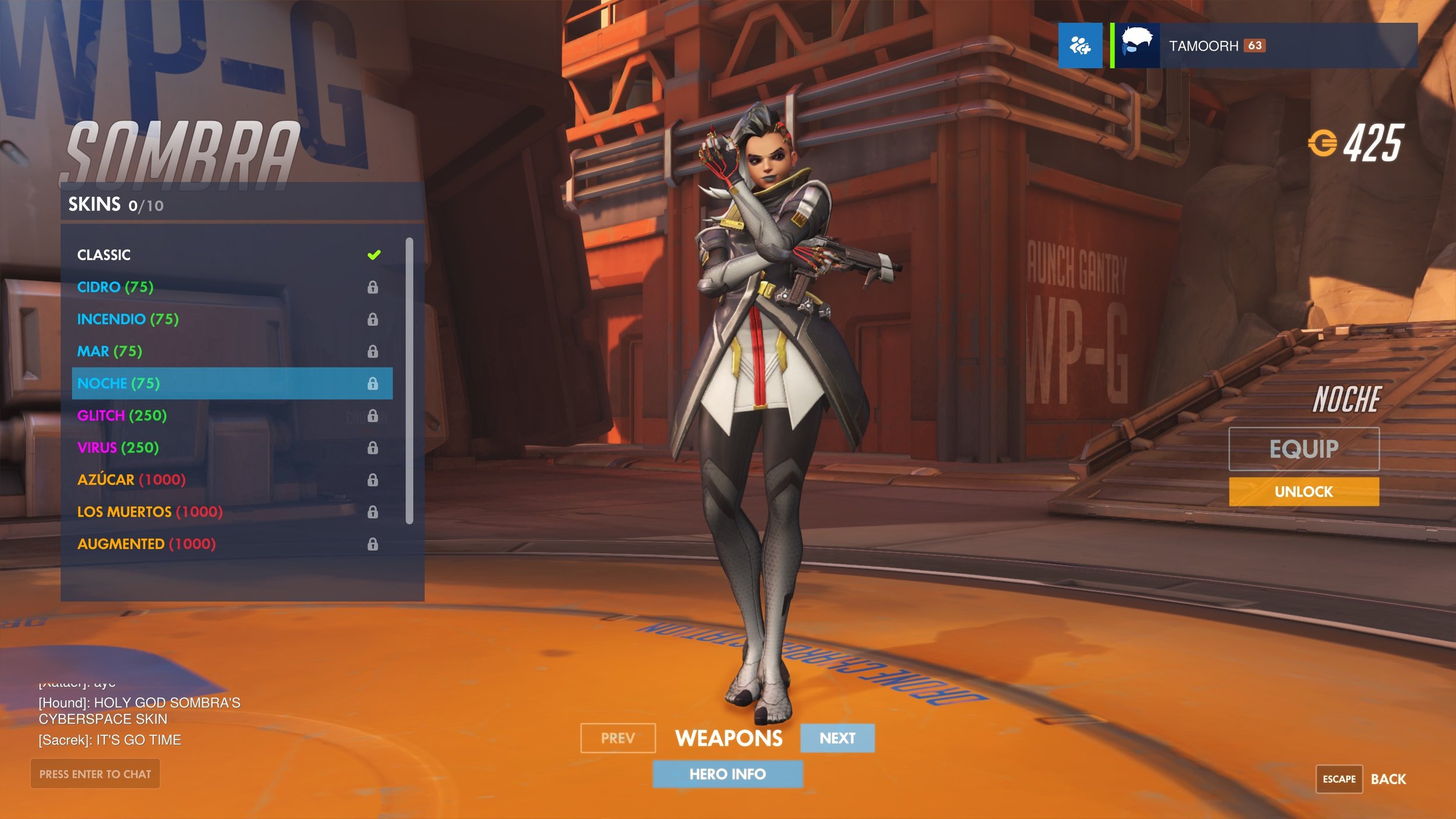 Sombra Noche Skin