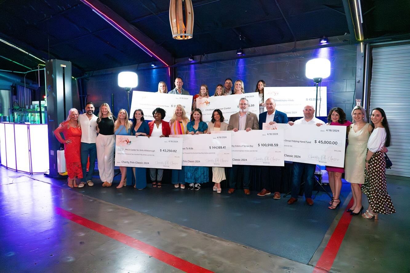 That&rsquo;s a WRAP! 

Thanks to your support of the 12th Annual&nbsp;@morganautogroup&nbsp;Charity Polo Classic presented by&nbsp;@coxautomotive, we delivered our largest donations ever to this year&rsquo;s benefitting charities: 
@bbbs_tampabay&nbs