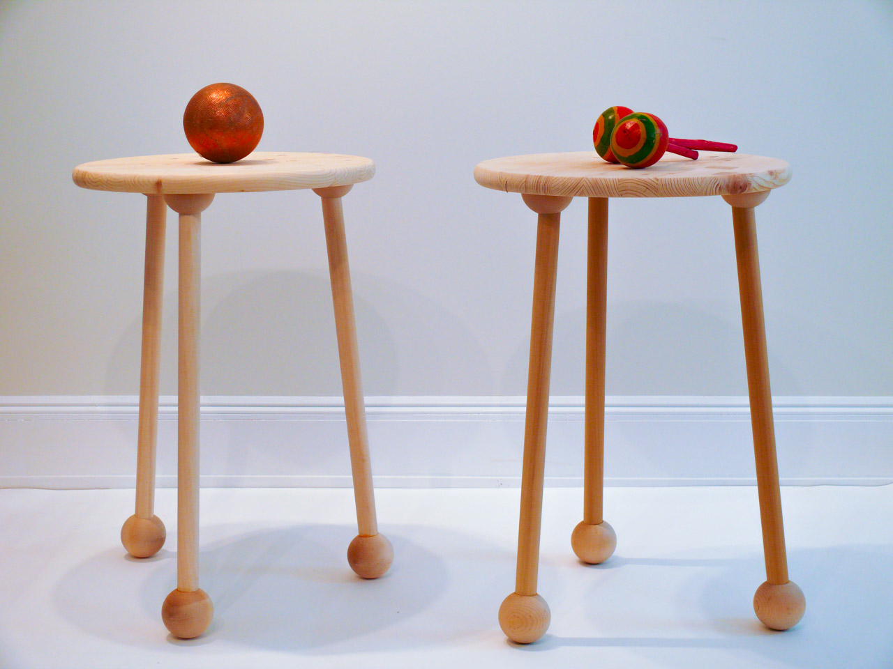 The "CUTE TABLES" — original ART/design by LS