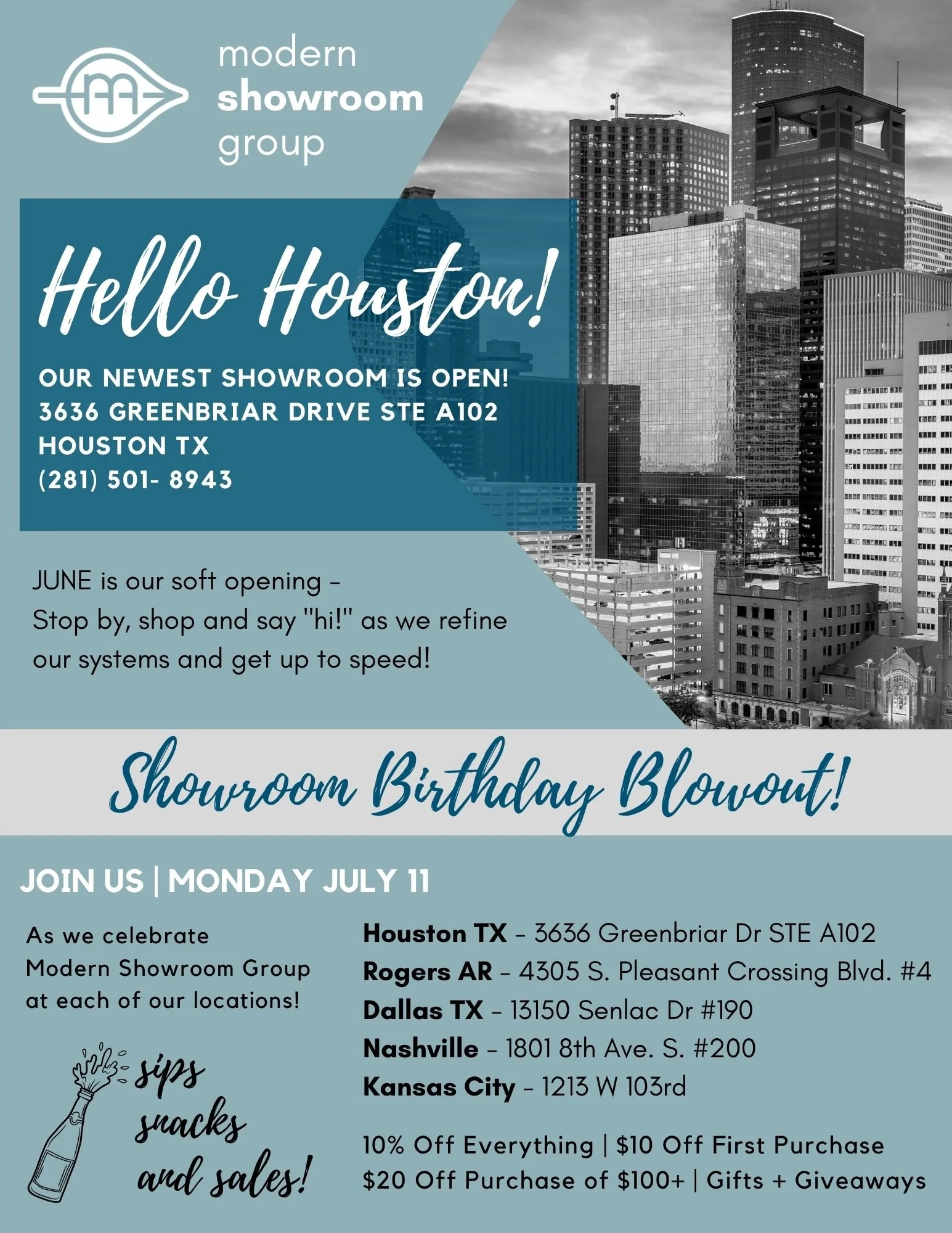 Showroom Birthday Blowout