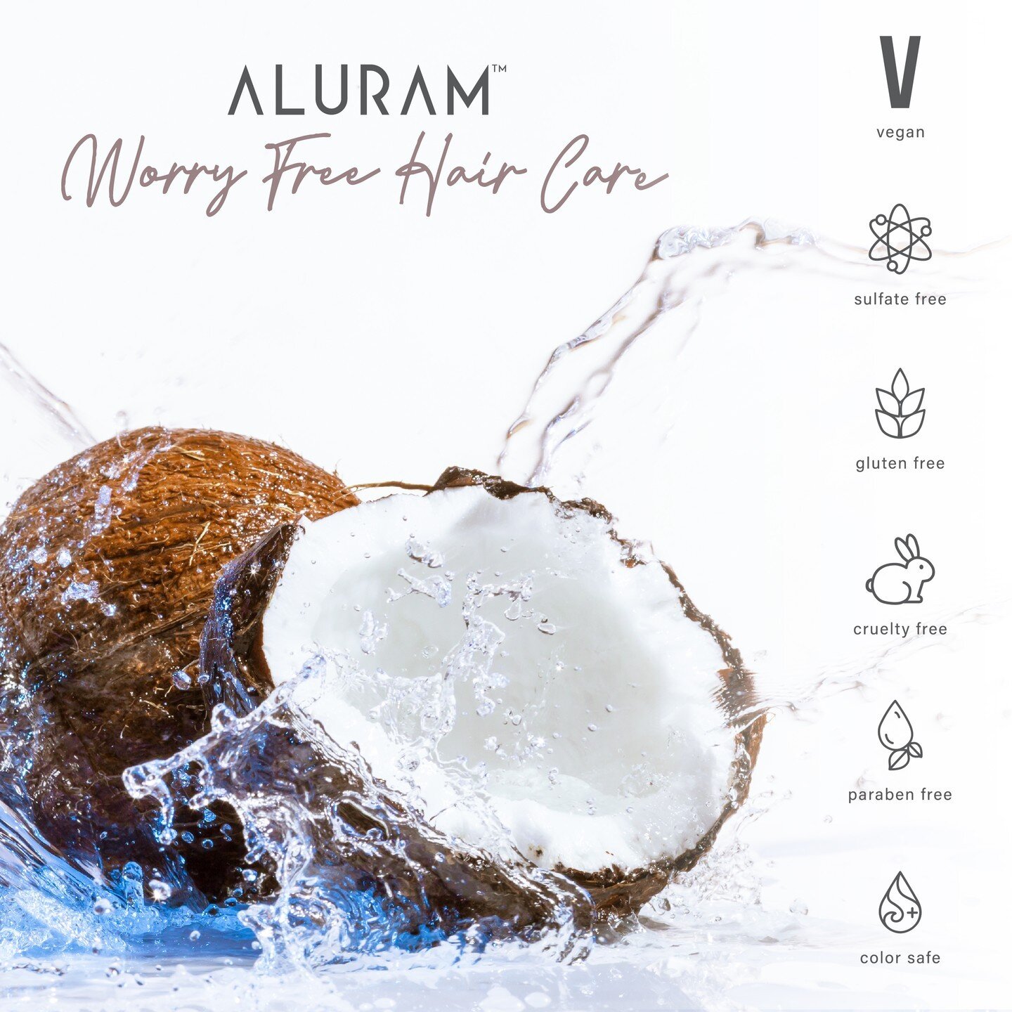 Did you know that nutrient-rich cold-pressed coconut water is the base of all Aluram's product formulations? Say hello to stronger, healthier hair! ✨ 🤩 🥥