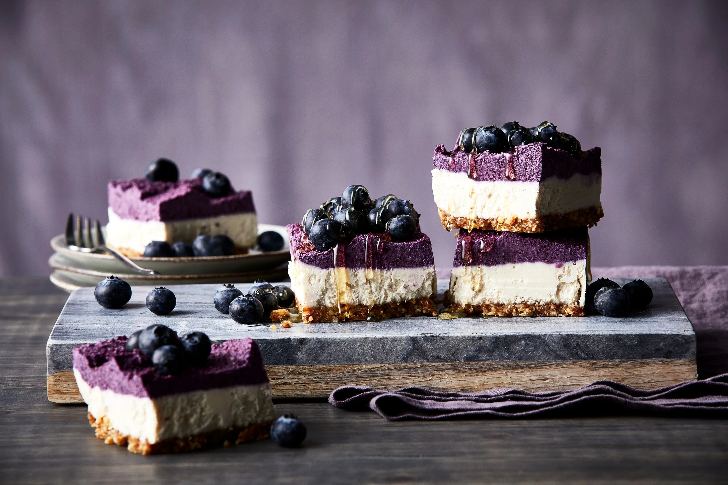 Vegan Cheesecake Bars