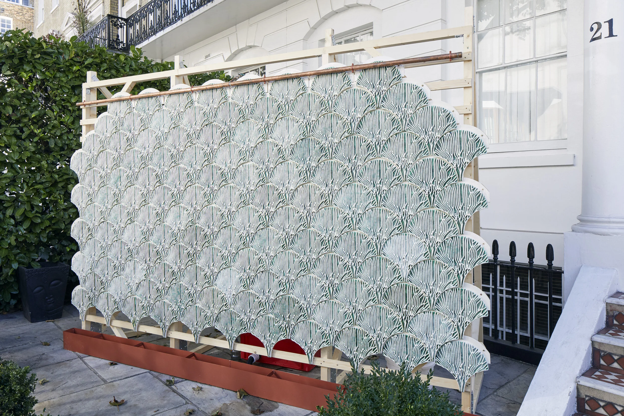 Indus by Bio-ID outside 21 Thurloe Place, Nature/Nurture 2019