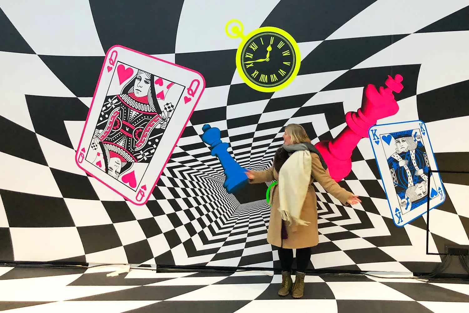 Curious Fluorious • Artworking a larger-than-life installation