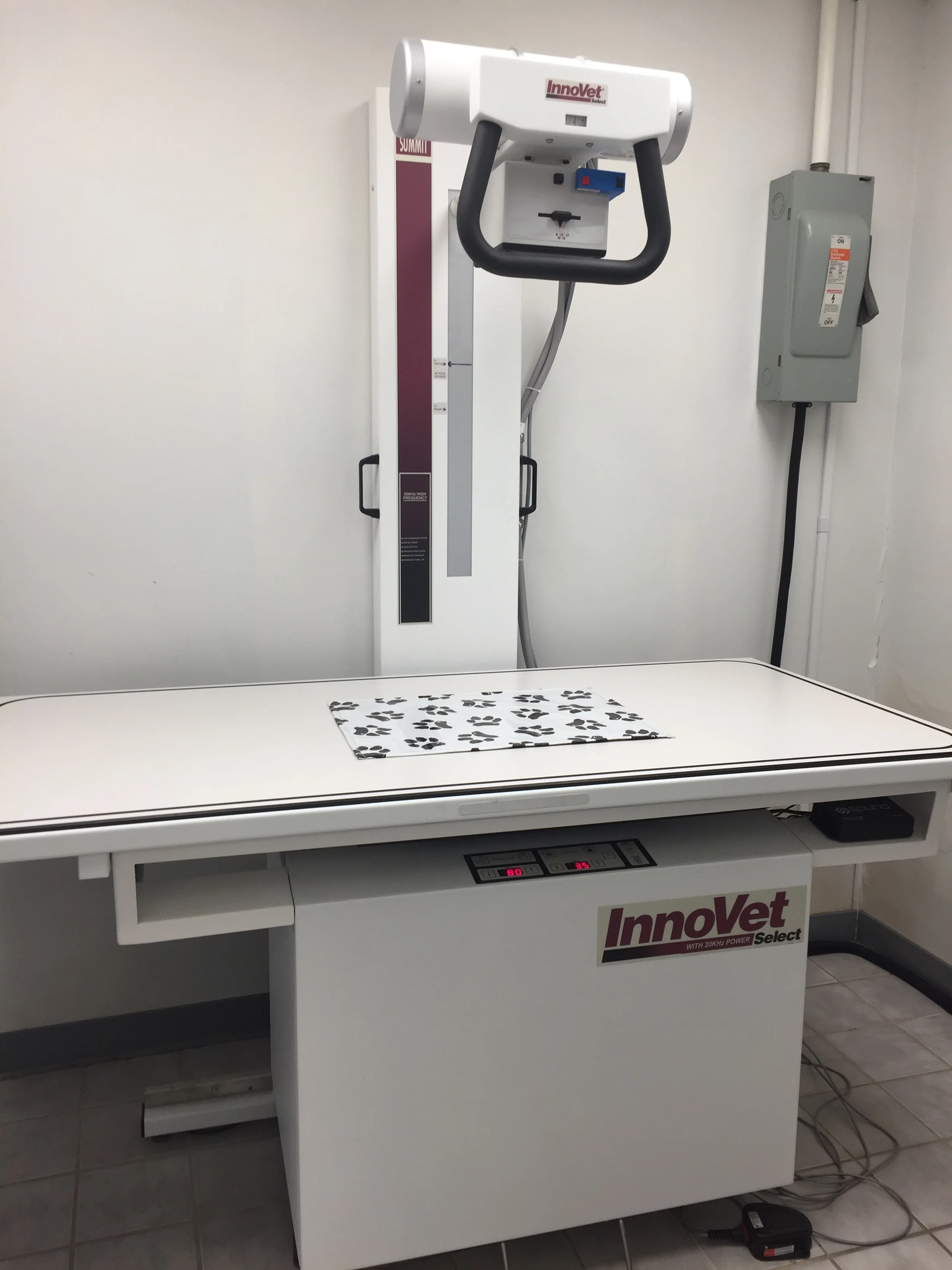 Veteranary Xray system at All-Pets Hospital