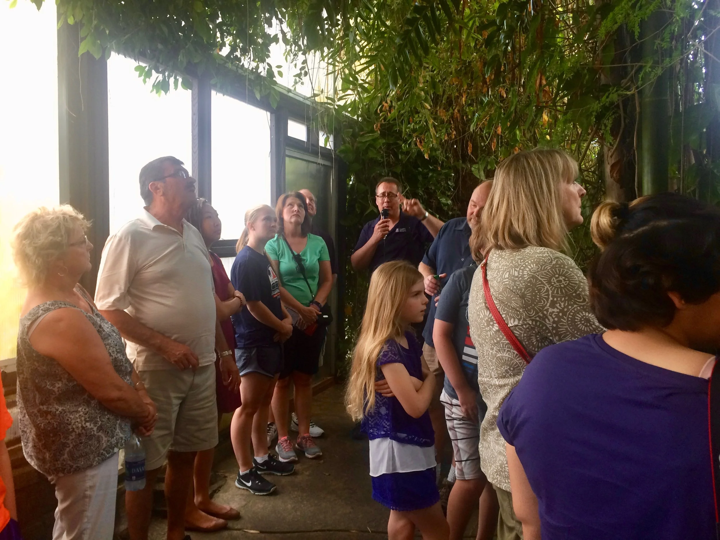 The tour group