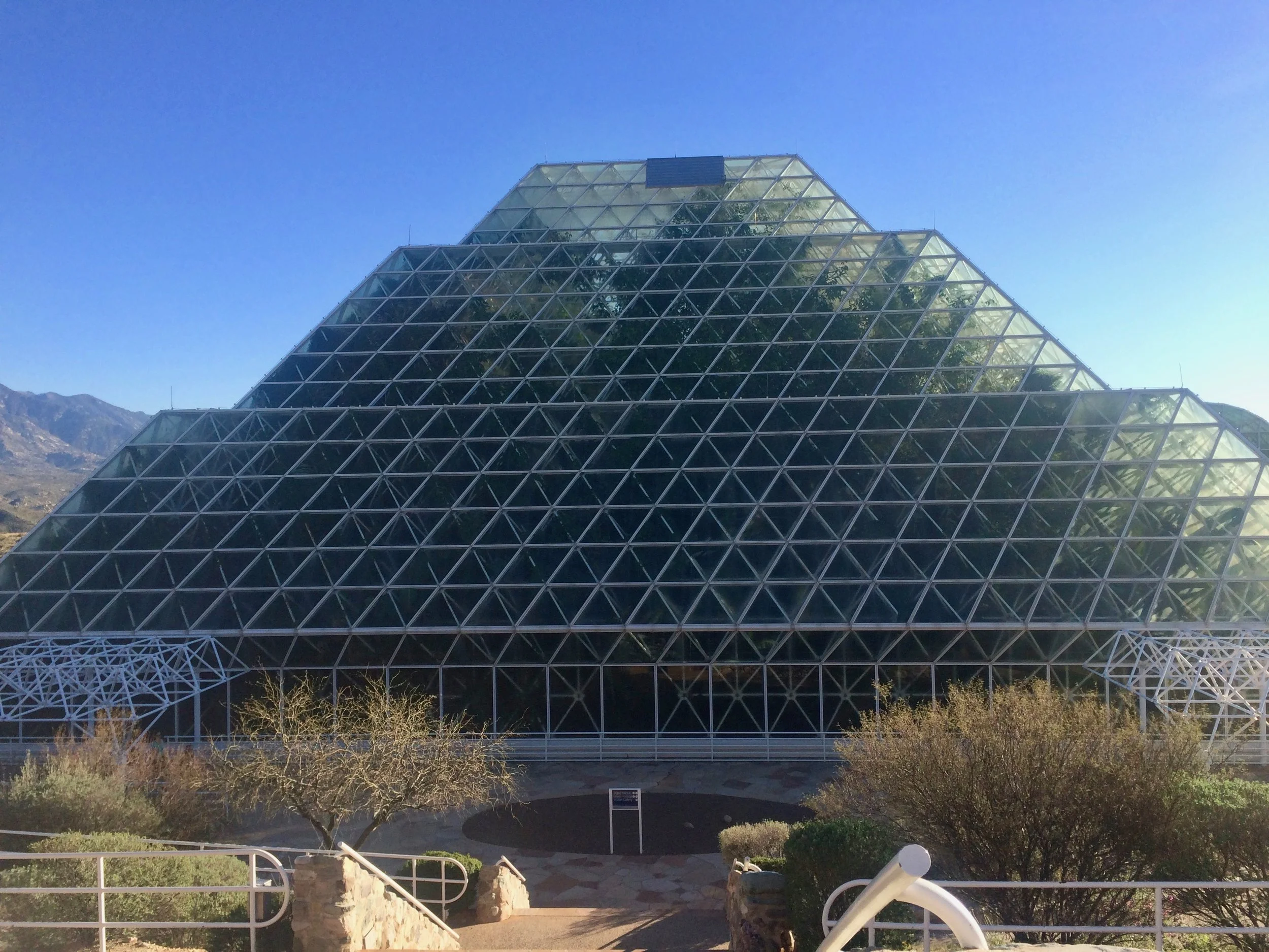 The exterior of the rainforest