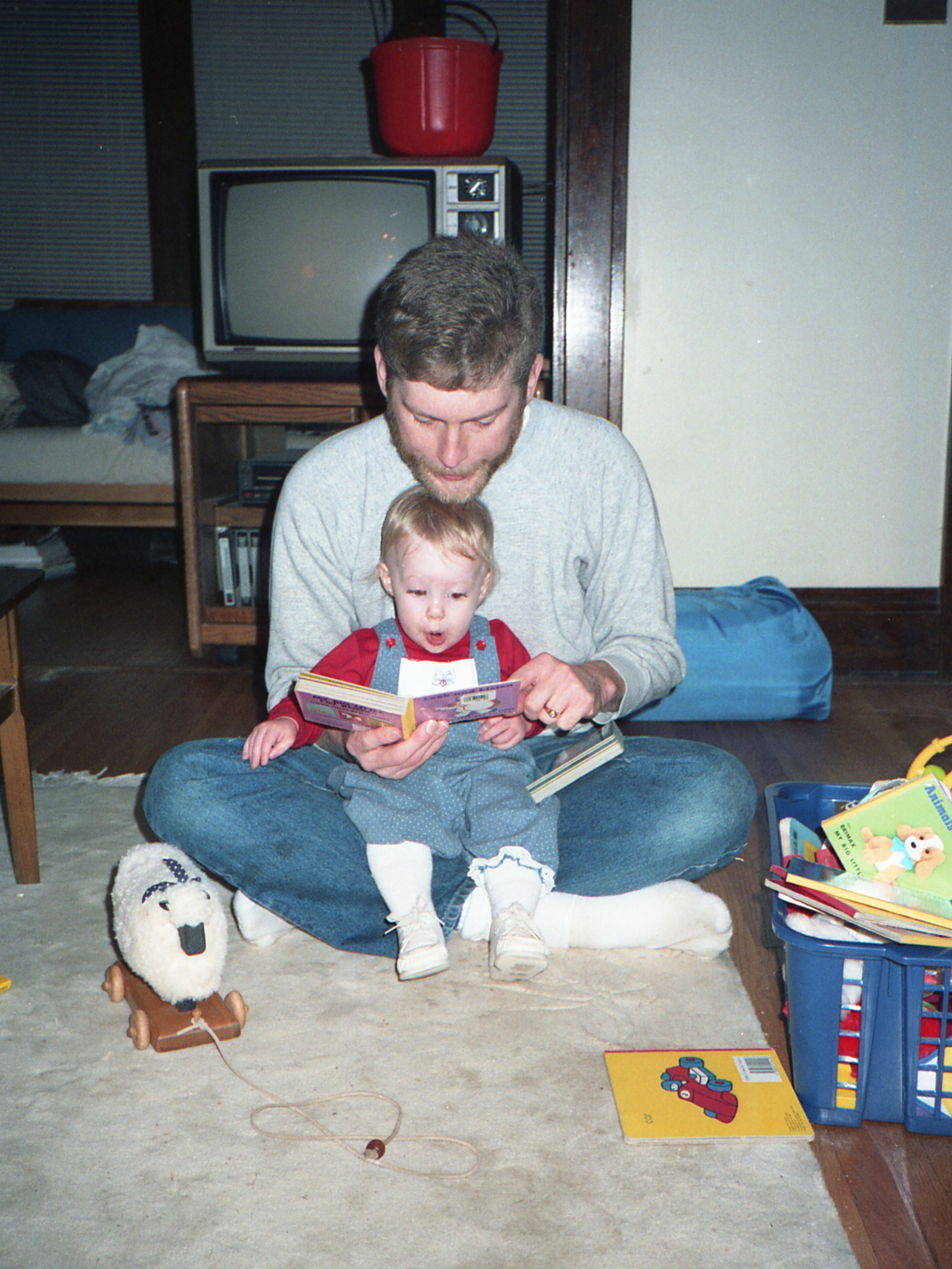 My dad and me. 1987.