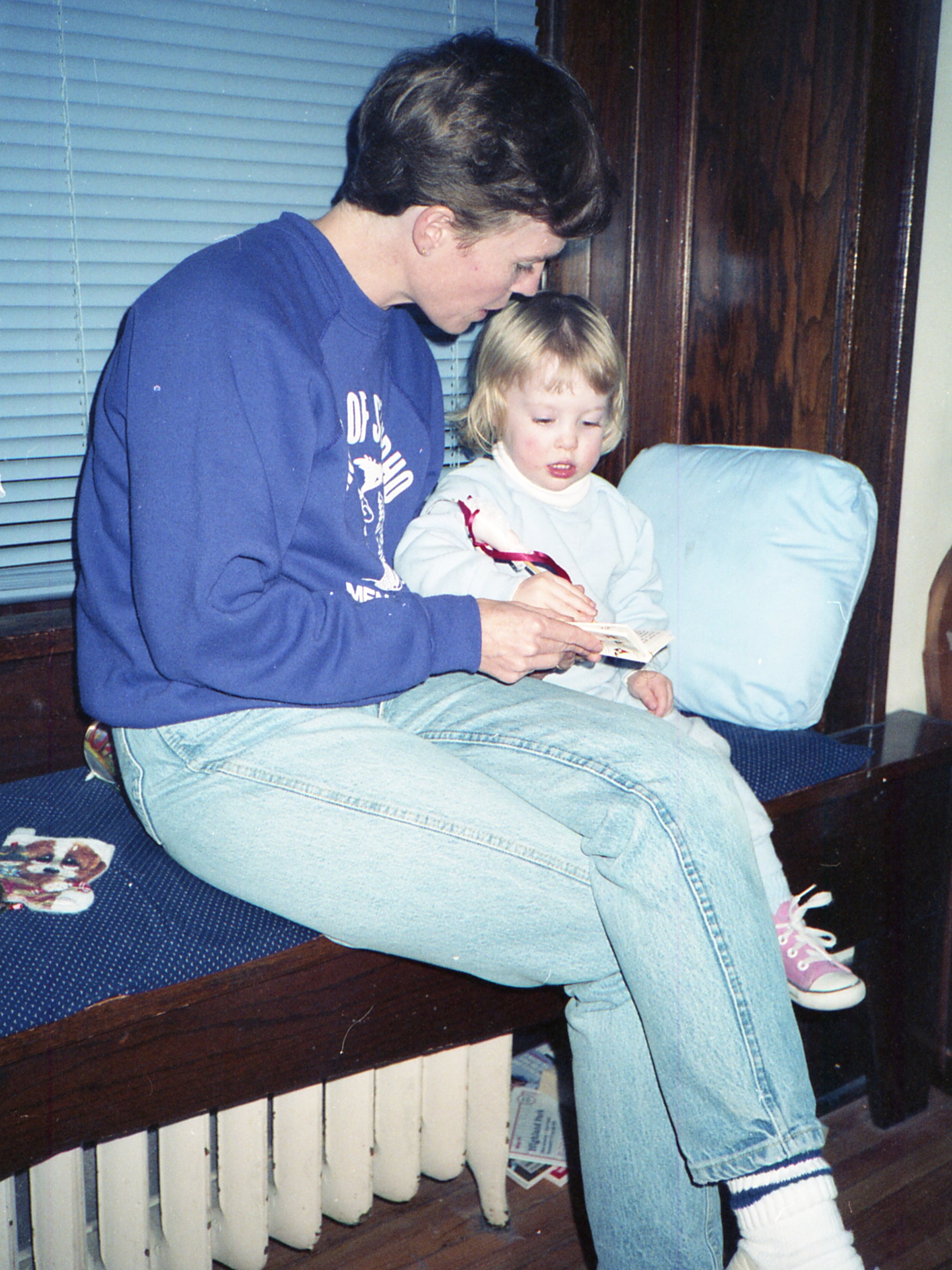 My mom and me. 1988.