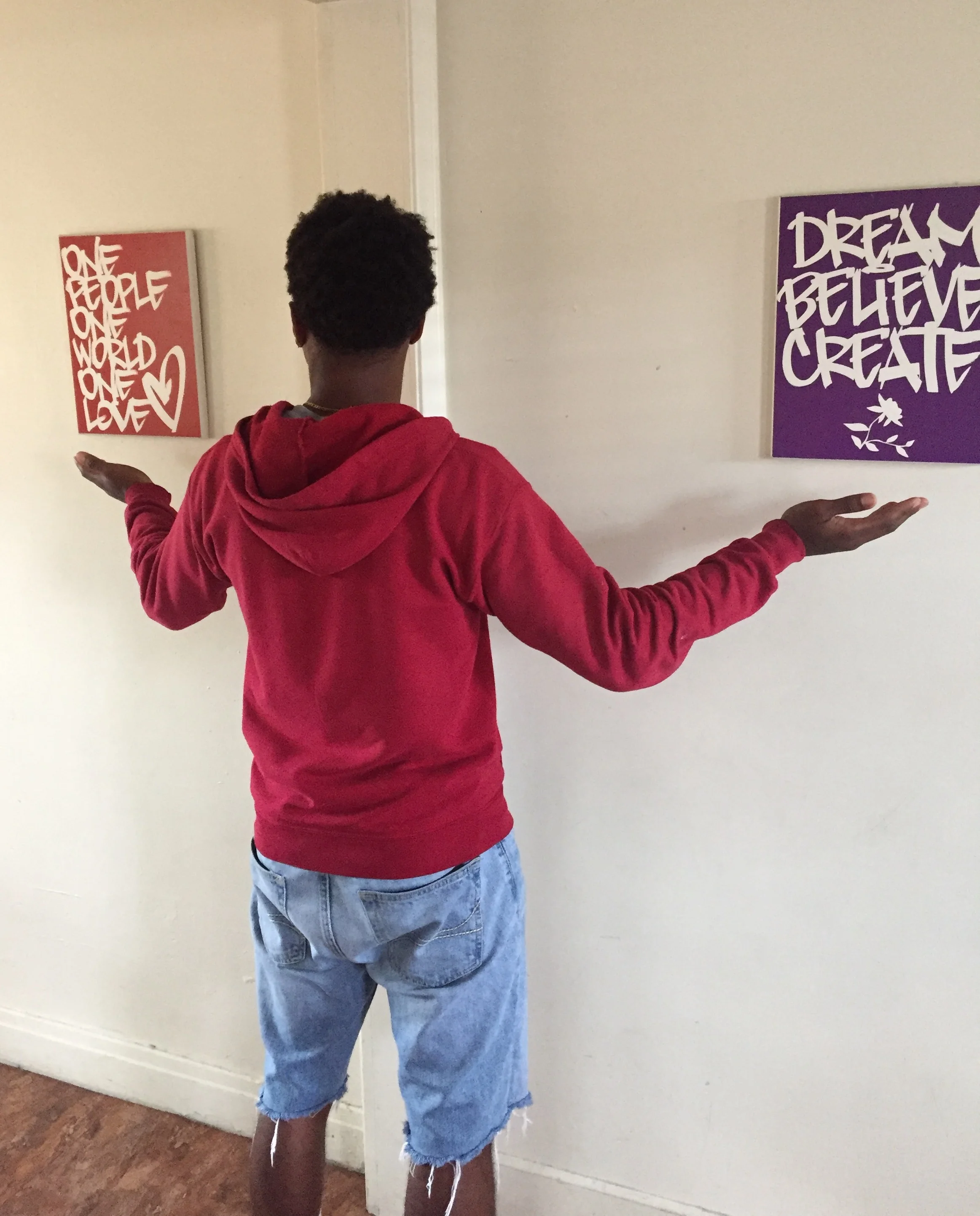 Dominick lives in The RightWay’s house, Sam’s Place. When he moved in, the bed he received was his first bed in 6 or 7 years, after moving around to friends’ and families’ homes and living in places that did not provide for him. He said the moment he saw his own space, he knew all the difficulty he went through and controlling himself not to get in trouble even though he often felt desperate was worth it. Growing up in foster care meant that he bounced around house to house through kinship care, lacked support, had to do everything on his own, and ended up homeless even before aging out. He has overcome these challenges through basketball more than anything else. He has learned to put everything he feels into something he loves doing, he can “relate everything to basketball, it is a place I have control and can help me ease the pain because I decide my own pace.” No matter where he was moving in his housing instability, Dominick carried a basketball with him. He started playing the week after he got put into the system at a young age, through high school, and still plays as his therapy and relaxation. It is the one thing he looks forward to, and knows will be there, at the end of the day. He believes a good foundation is built on staying focused, setting goals, sticking with what you know and staying true to that, focusing on priorities first and relaxing later, and not being a follower. He saw how the system can tear people down and create followers, because “we want to feel like we’re a part of something” but he knew that finding his own path was more important. After a referral from one of our alumni to find a job and housing, Dominick is beyond grateful to The RightWay Foundation because “being here and seeing people who want to do good takes a lot of pressure off,” and having housing and food has allowed him to focus on the long term decisions he could not contemplate before. He has come to the realization that all he does and chooses only affects himself, and so he wants to make himself into the man he wants to be. Dominick is a loyal guy who makes sure to follow-through on his commitments, and who is constantly pushing himself to do better. He is currently an intern at Whitehall Arts Academy through RightWay’s Creative Careers Pathways Program and is planning for his long-term goals, which will carry him to great success.