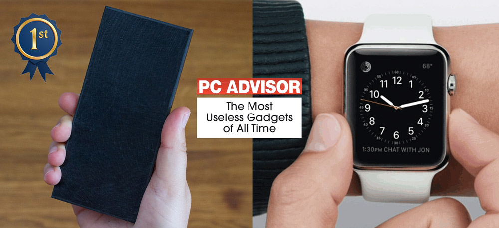And we recently released a downgraded model which was named the Most Useless Gadget of All Time. Even more useless than the Apple Watch.