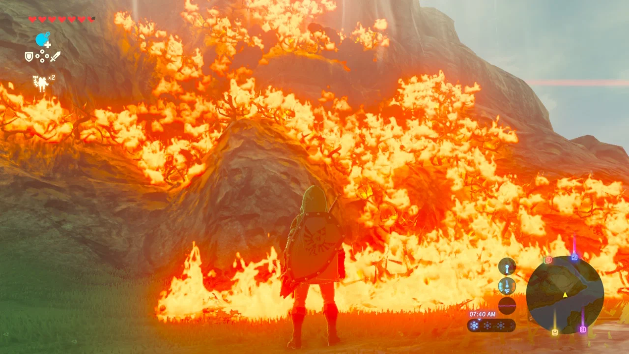 If you do get bored, there's always fire to play with. Fire is nature's Nintendo!