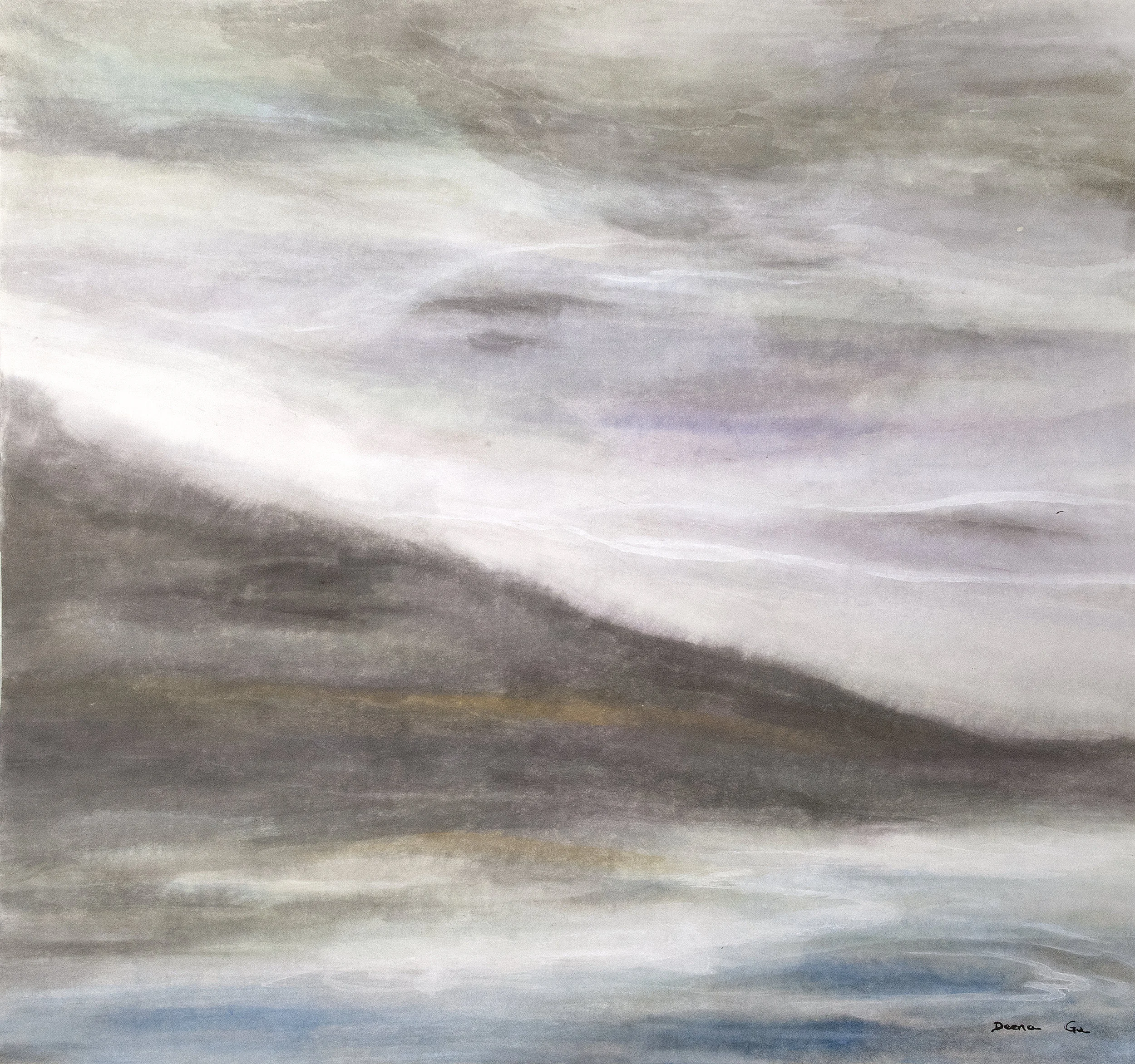I Must Go Down to the Sea Again (2014) - Watercolor on paper, 28 3/4 x 30 in.