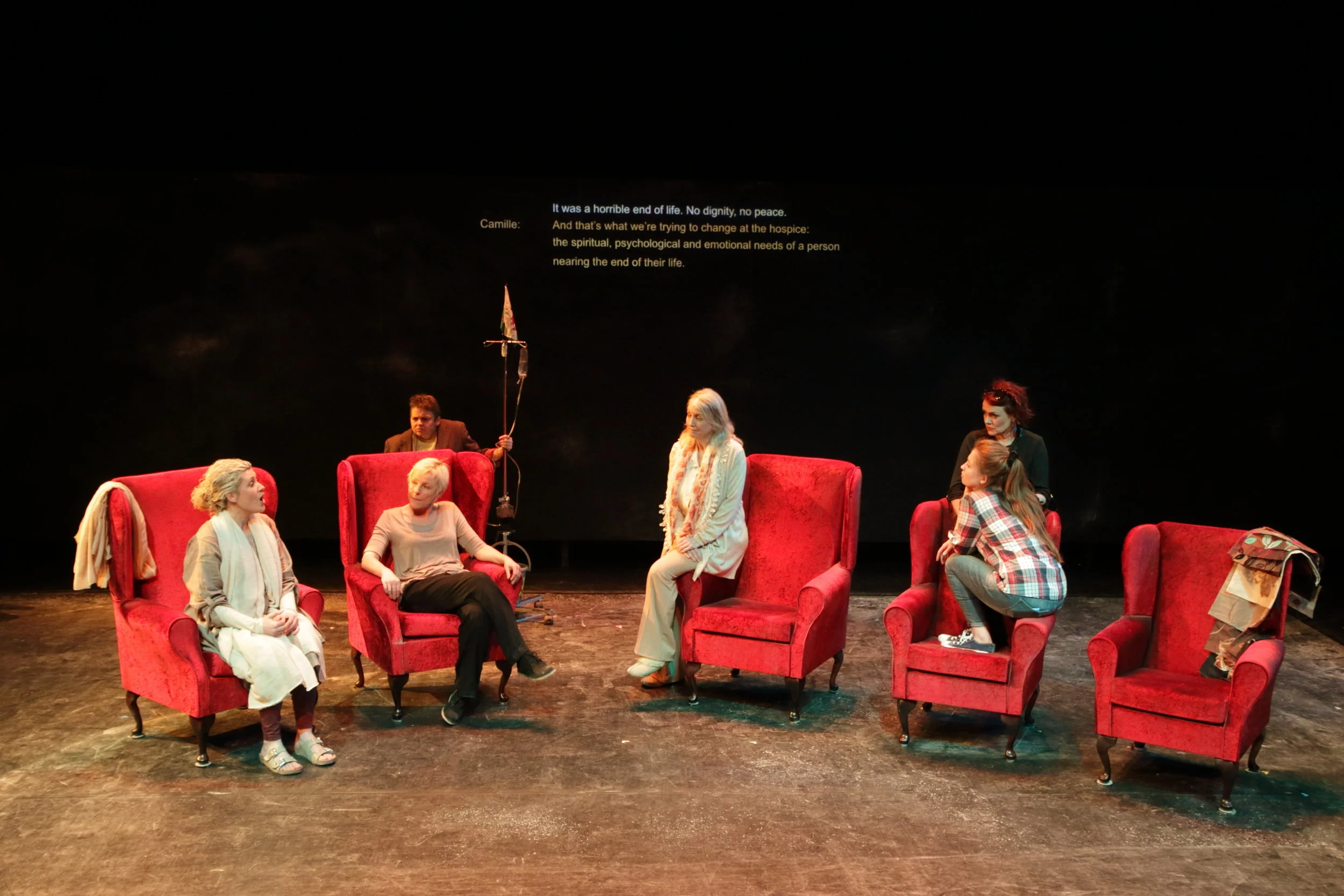 From left to right: Gloria, Ed, Maureen, Rose, Isabella, and Camille.