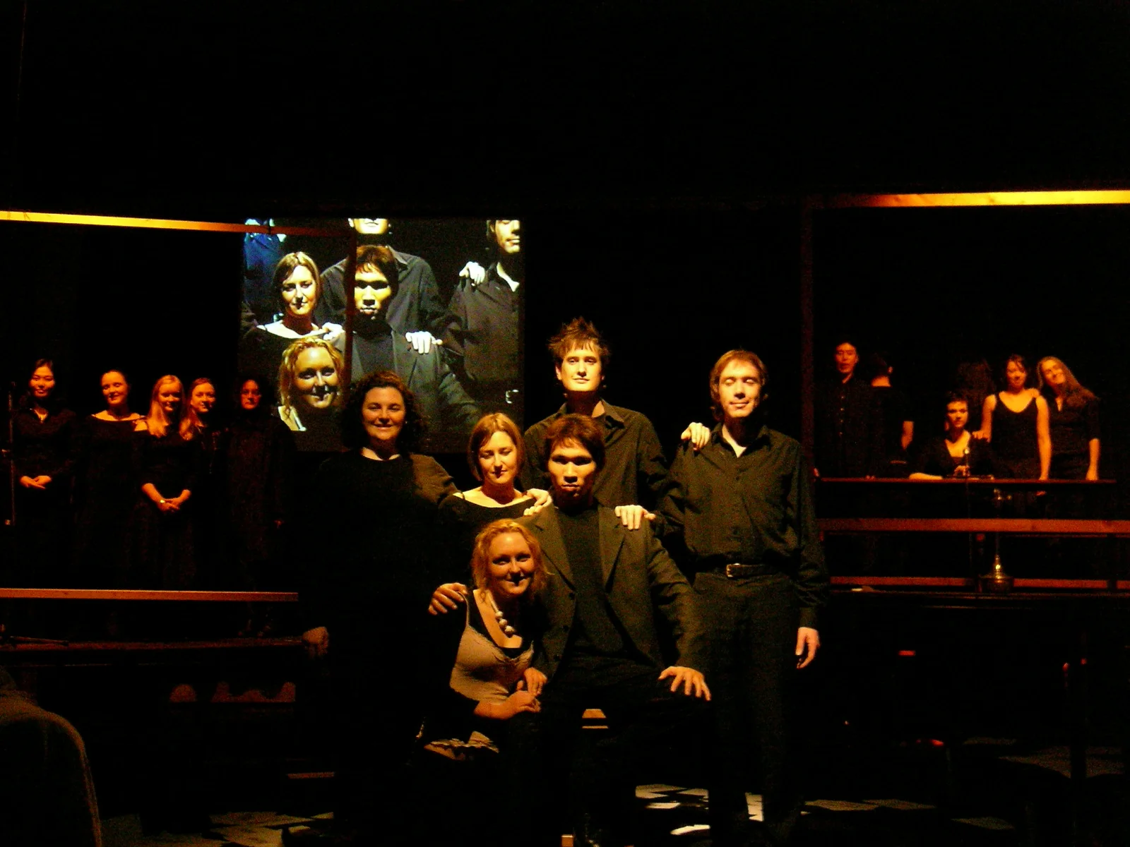 Attempts on her life, entire cast. Exeter, UK, 2005.
