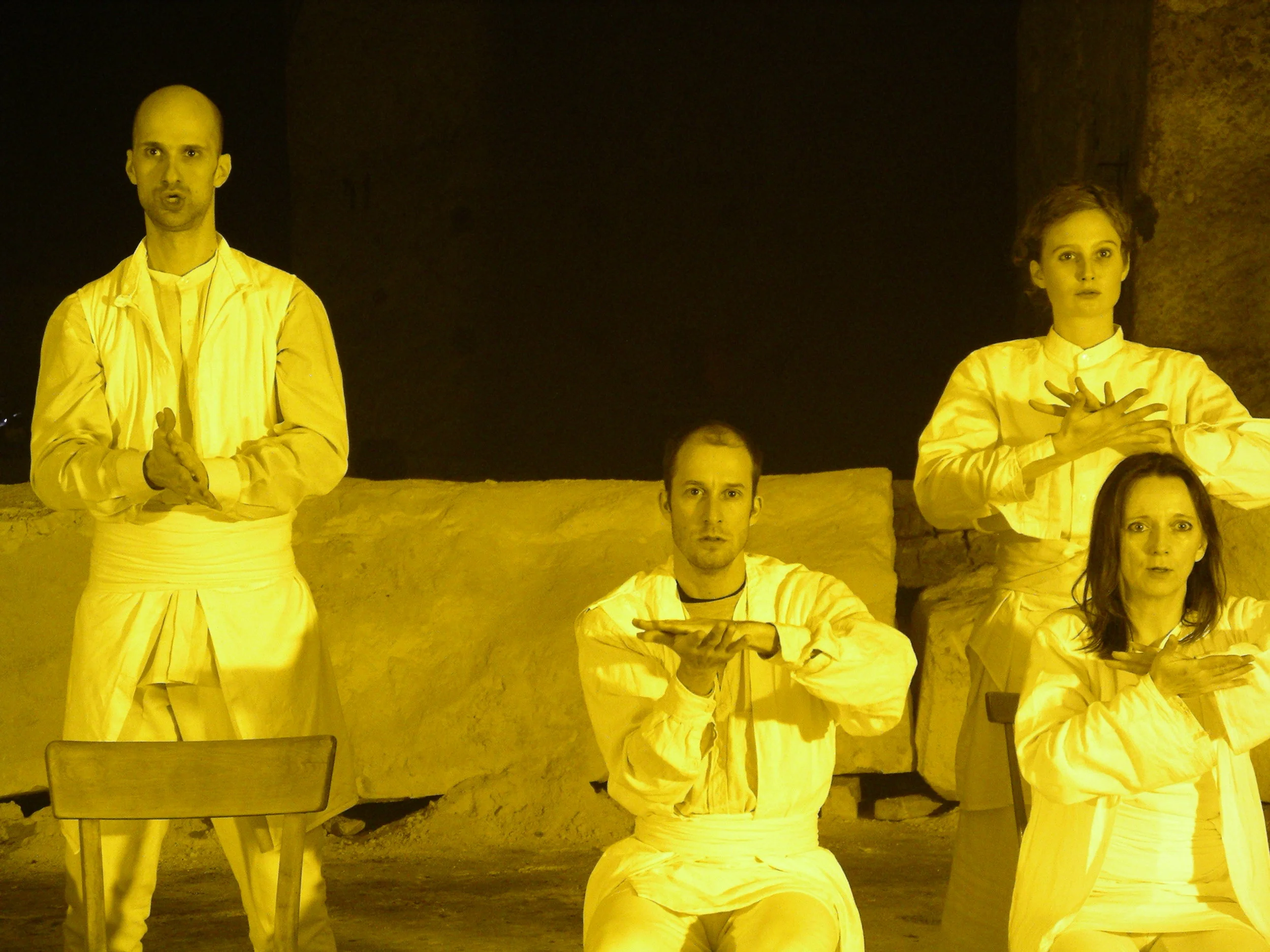 The final, sepia image...before total blackout.