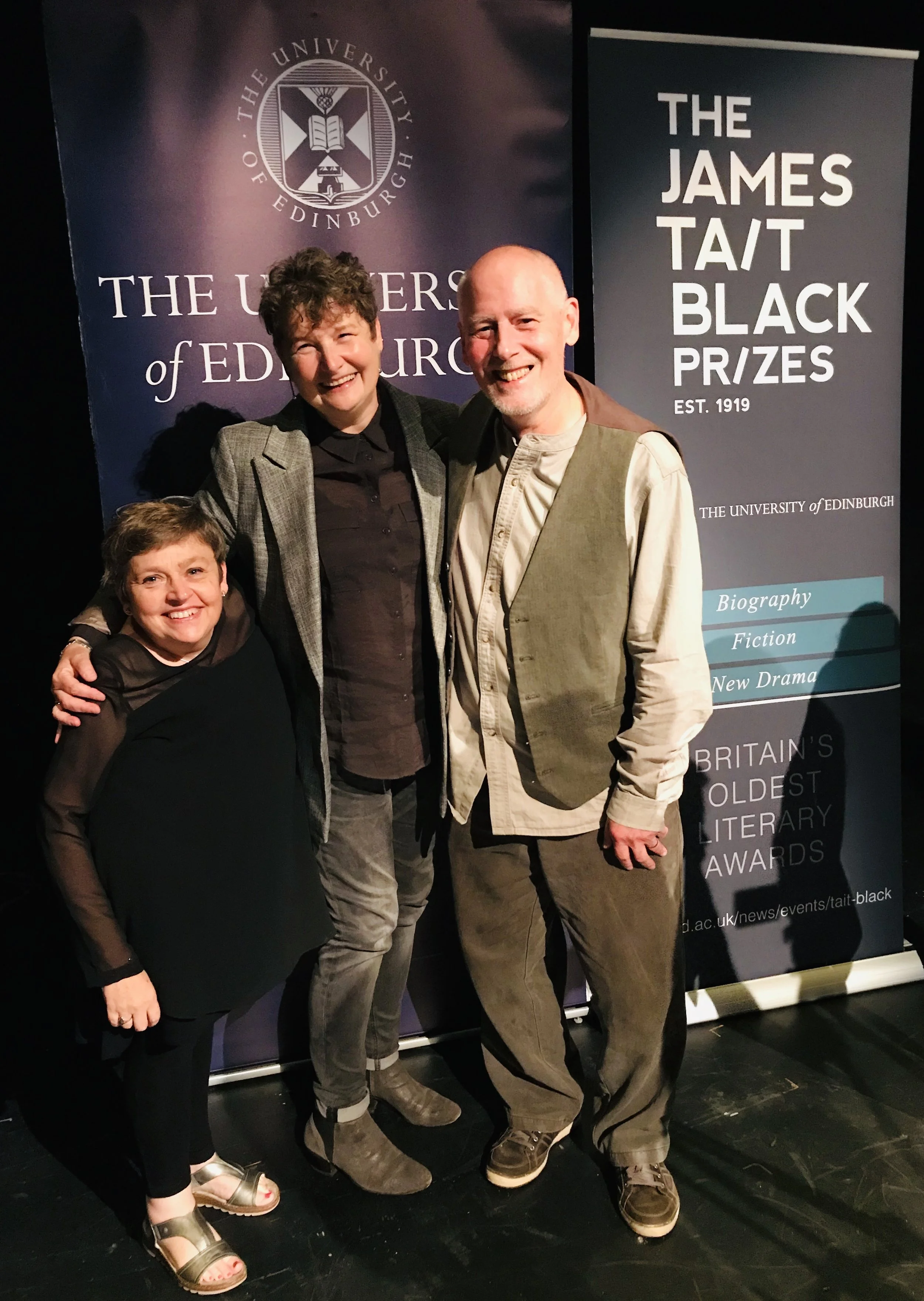 With the wonderful Sara Beer who gave a superb reading of the final scenes of richard III redux as part of the ceremony.