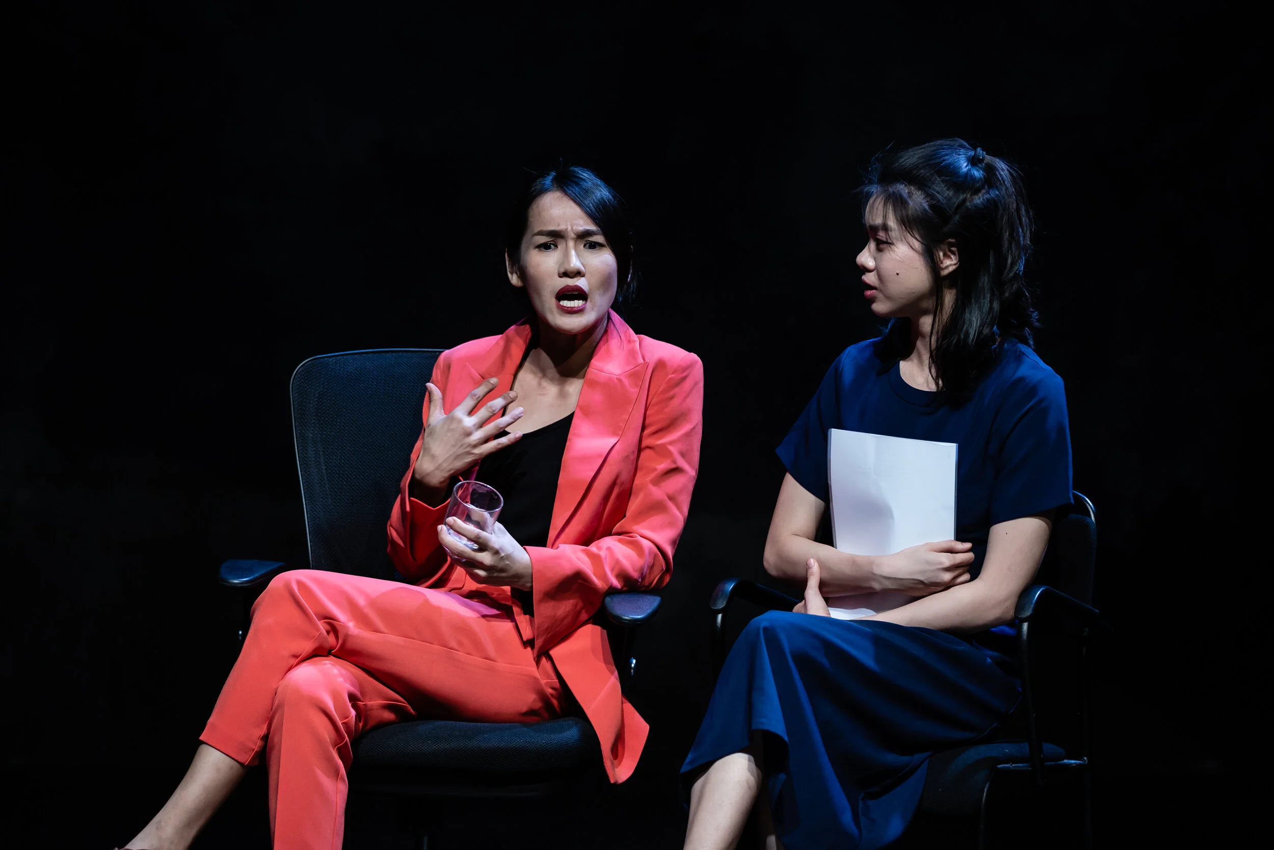 Scene 3: Wendy Toh and Theressa Yee-Henko. Photo by Bernie Ng.