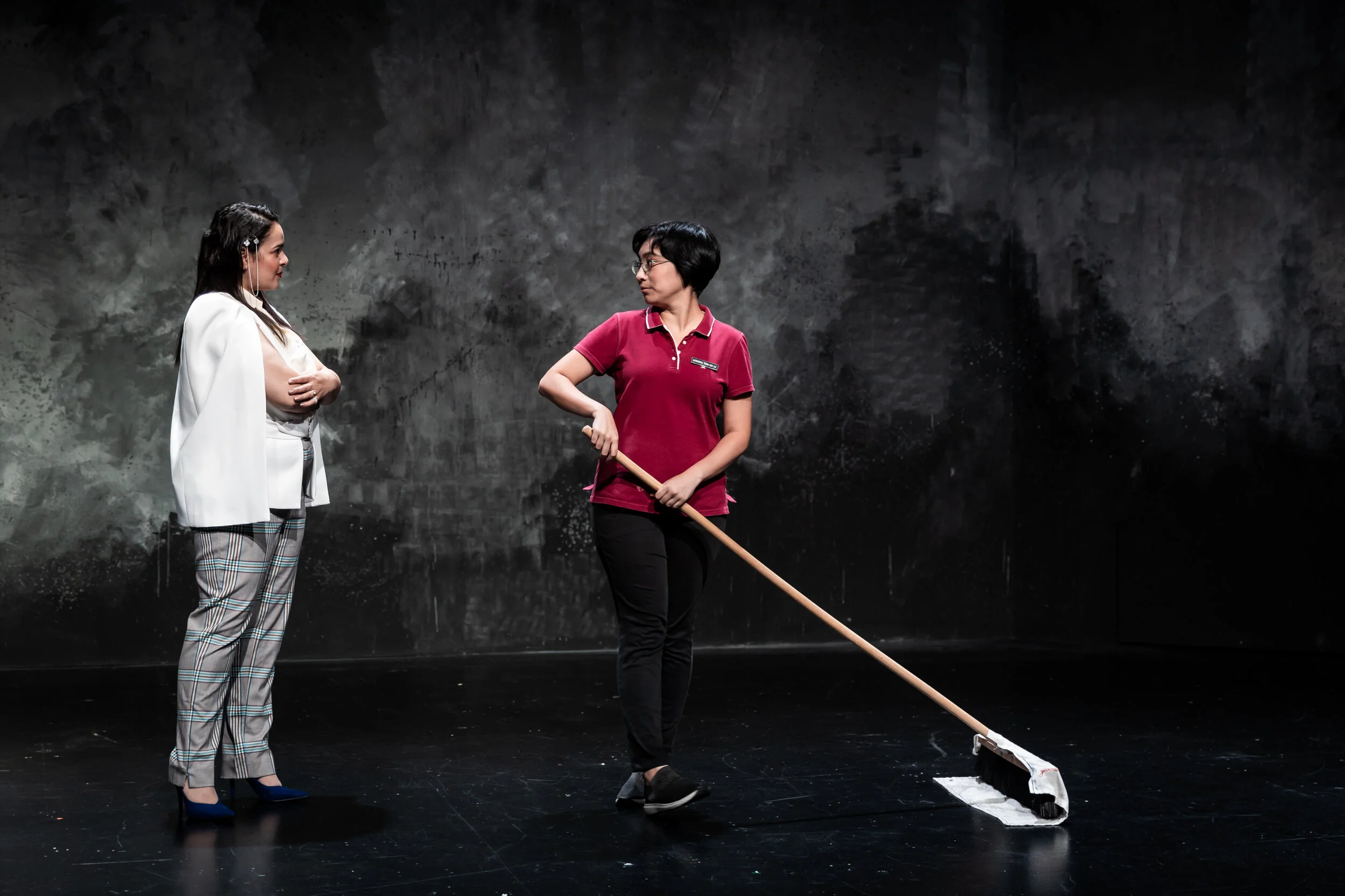 Scene 7: Yiseong and Tysha Khan. Photo: Bernie Ng.