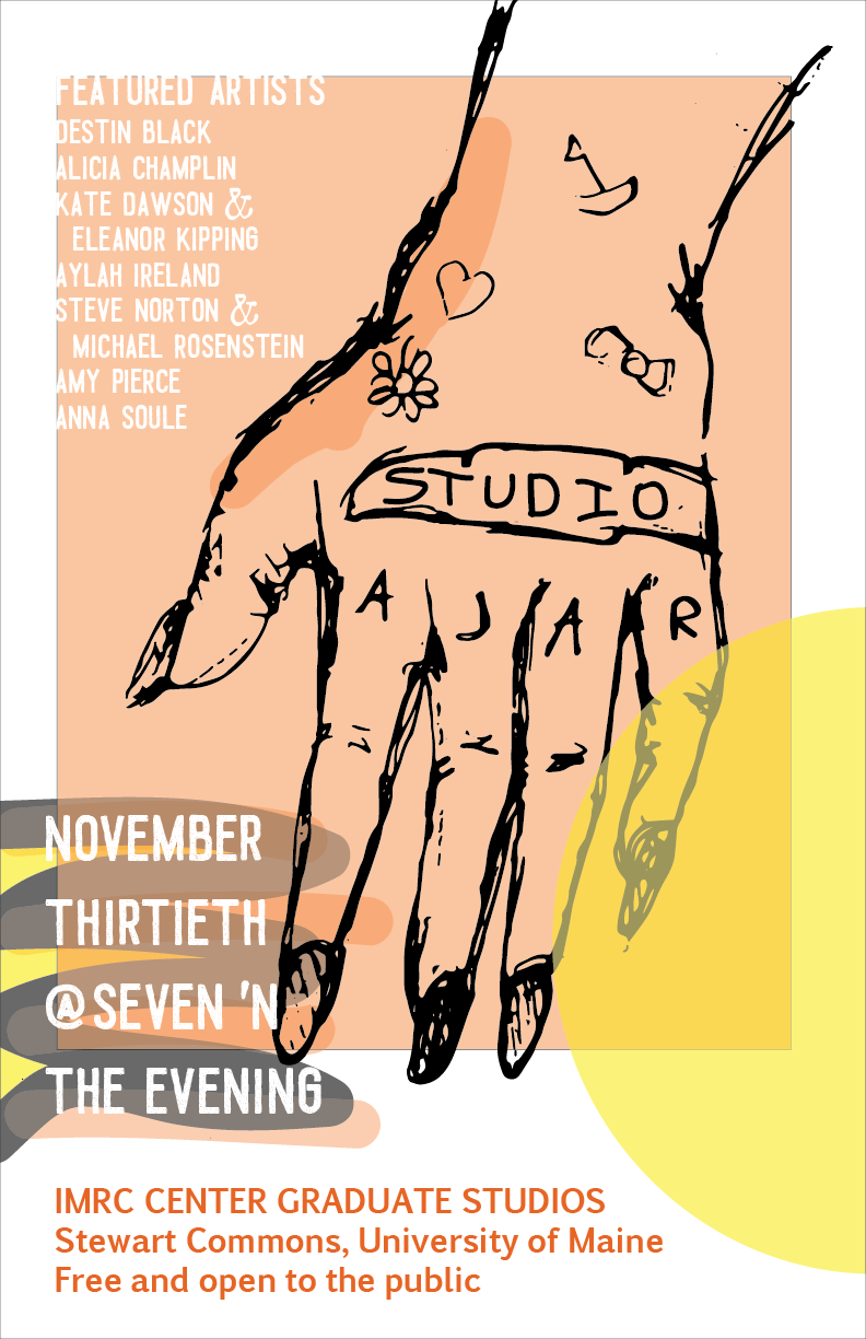 University of Maine, Intermedia MFA Department, Studio Ajar (open studios)